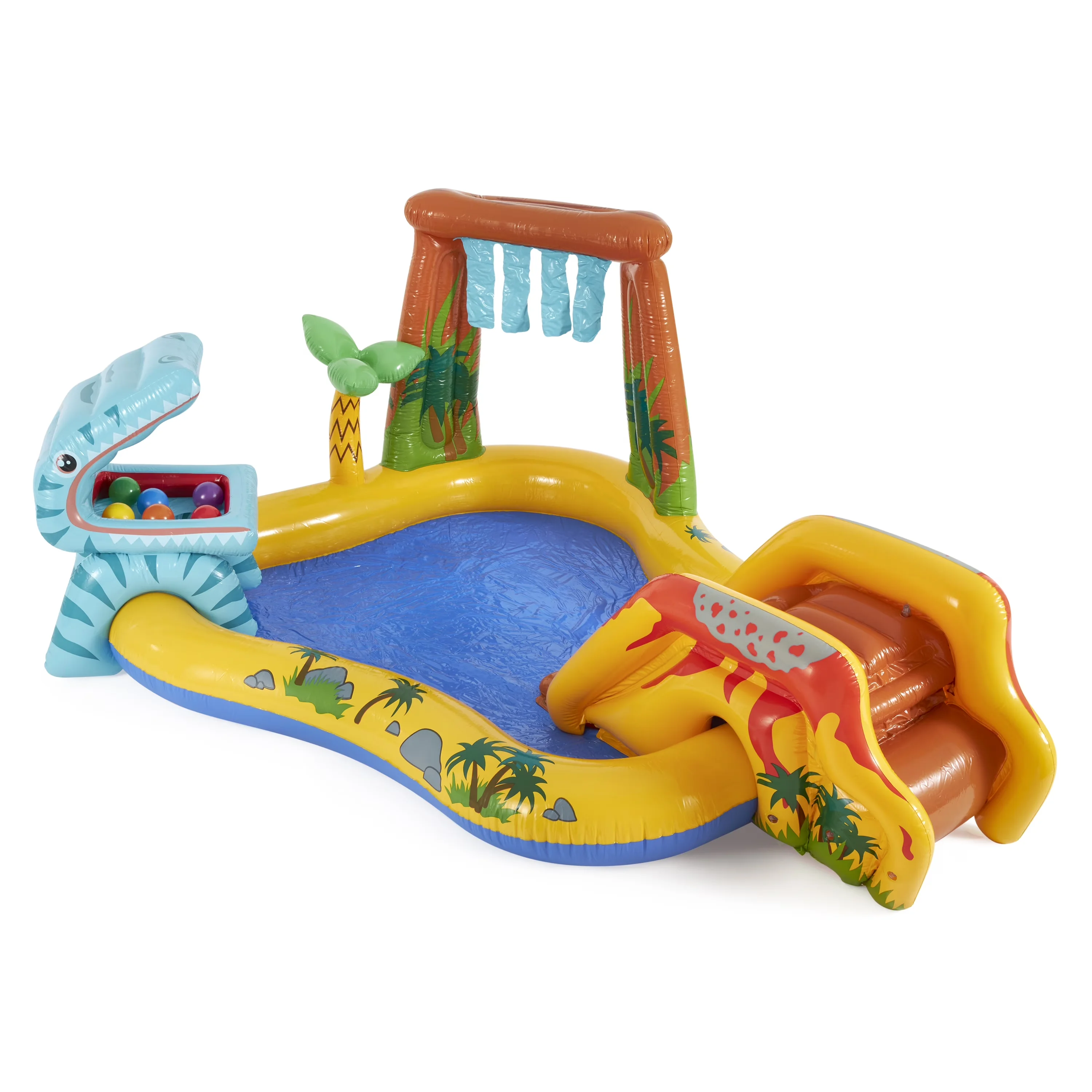 Inflatable Pool Compact with 100 Pack - Multicolor - Quality Construction Model 4D9434