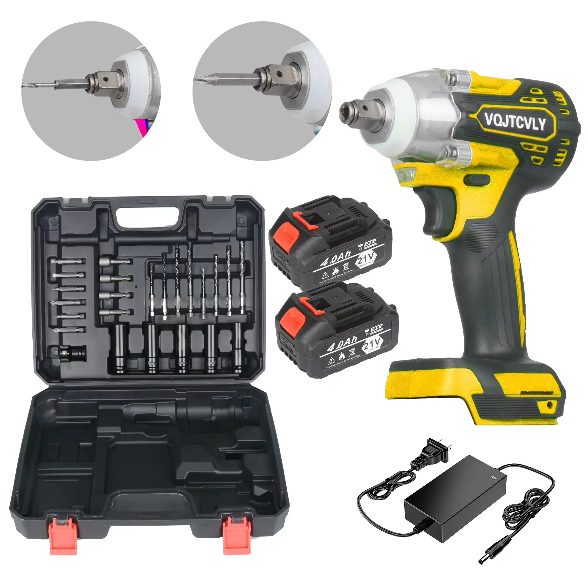 Modern Air Tools Compressor with Battery, 21V, Brushless Motor for Car, Home - Model 6264C4