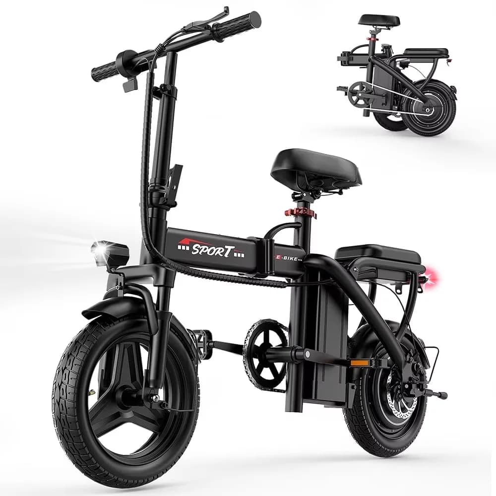 Electric Bike Professional with Battery, 500W, Z6 14-inch folding bicycle - Model 148375