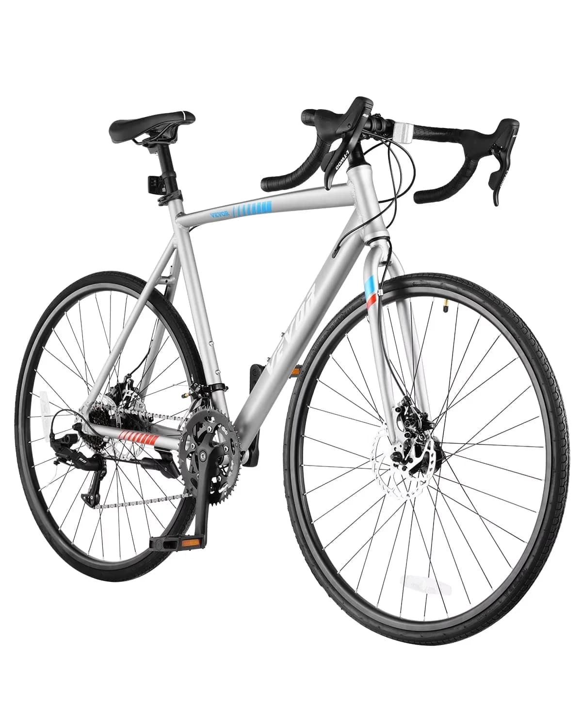Road Bike Classic with Foldable, 700C Wheels Racing, Urban Adult Sport - Gray Model 75C4B1