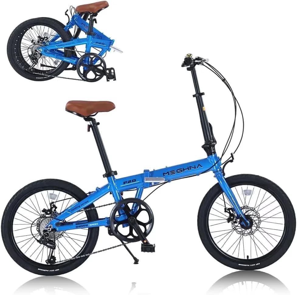 Quality Kids Bike with Adjustable Seat, Lightweight, Adjustable Speed - Blue-20 Inch Model 252ECA