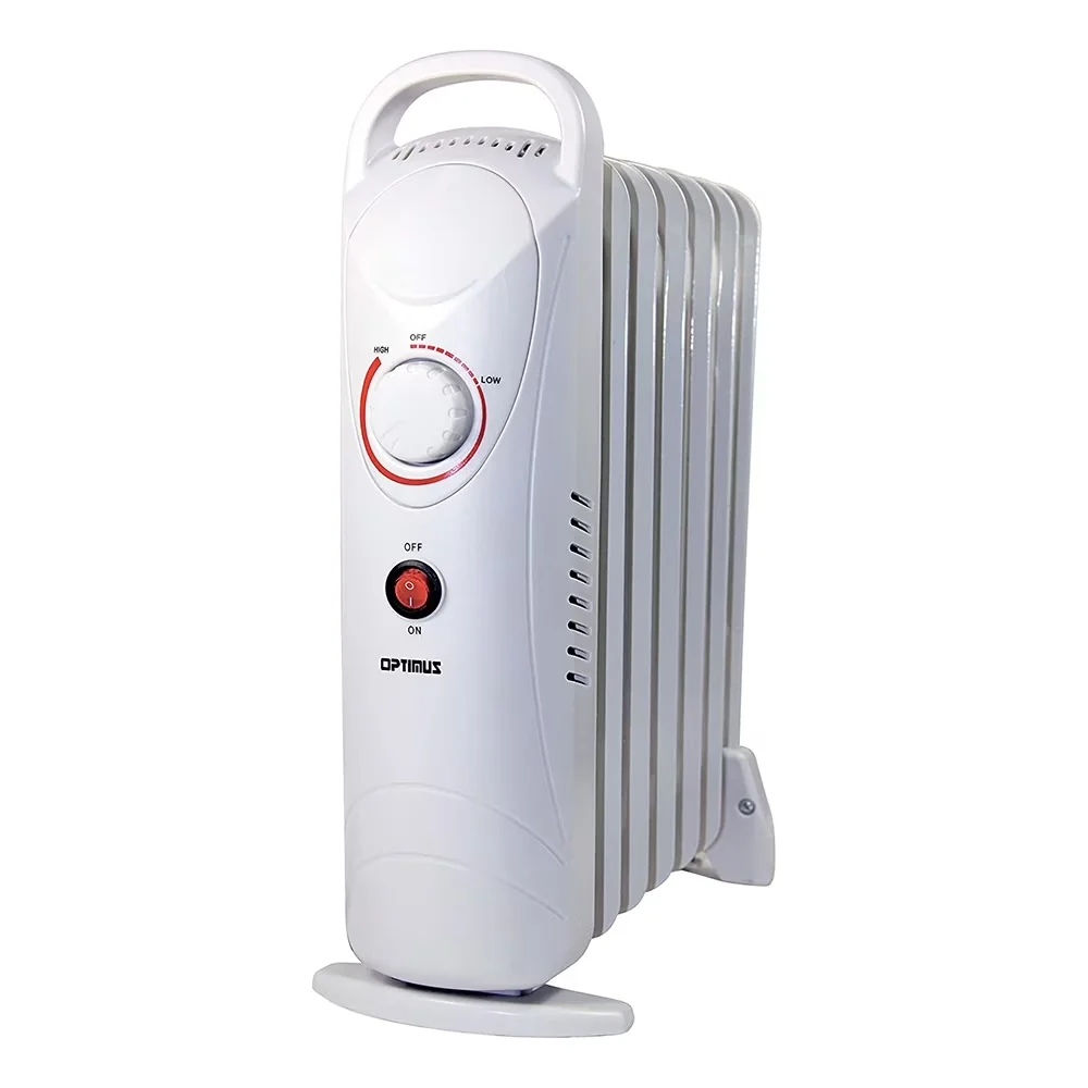 Versatile Portable And Electric Space Heater with Automatic Shutoff, 16 x 6 x 15 inches, h-6003 oil filled radiator - White Model 2EFC92