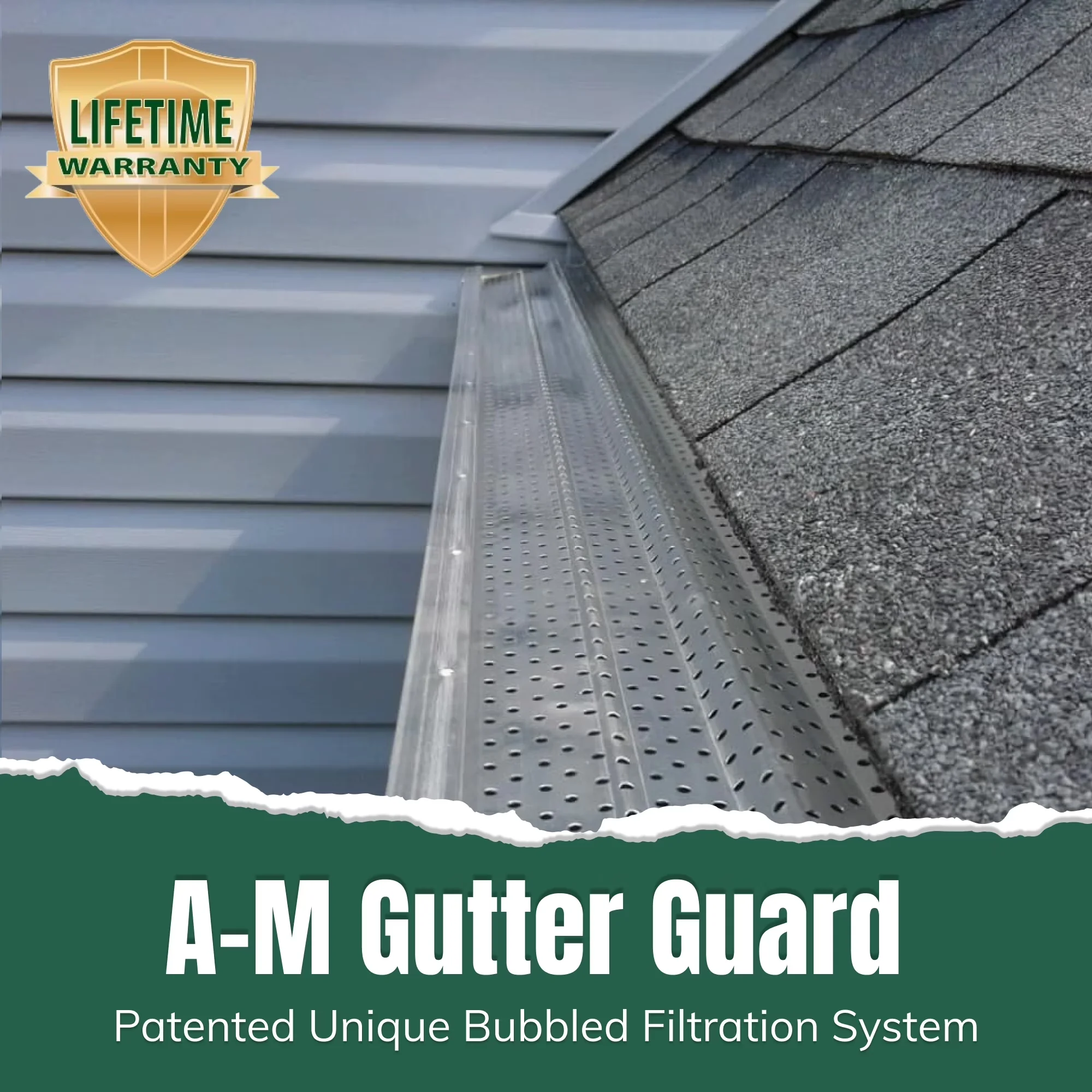Reliable Building Material with Easy Installation, Leaf & Debris Protection, 5" (11.5 Feet - Aluminum 5 Inch - 11.5 Feet Model EDA5B3