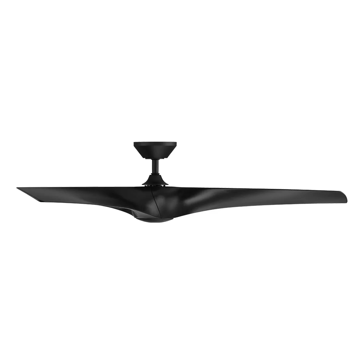 Ceiling Fan Innovative with LED, Smart Technology Capable, Energy Efficient - Glass Black Model 773DB2