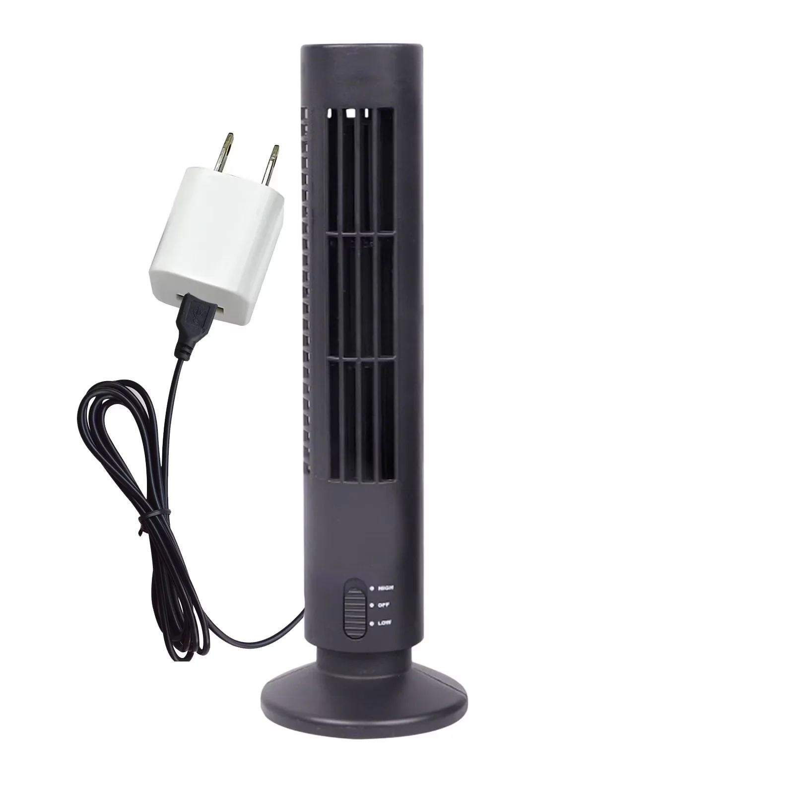 Fans In Cooling Classic with Oscillating, Tower Fan - Black Abs Plastic for Living Room, Bedroom Model 6ADE9A