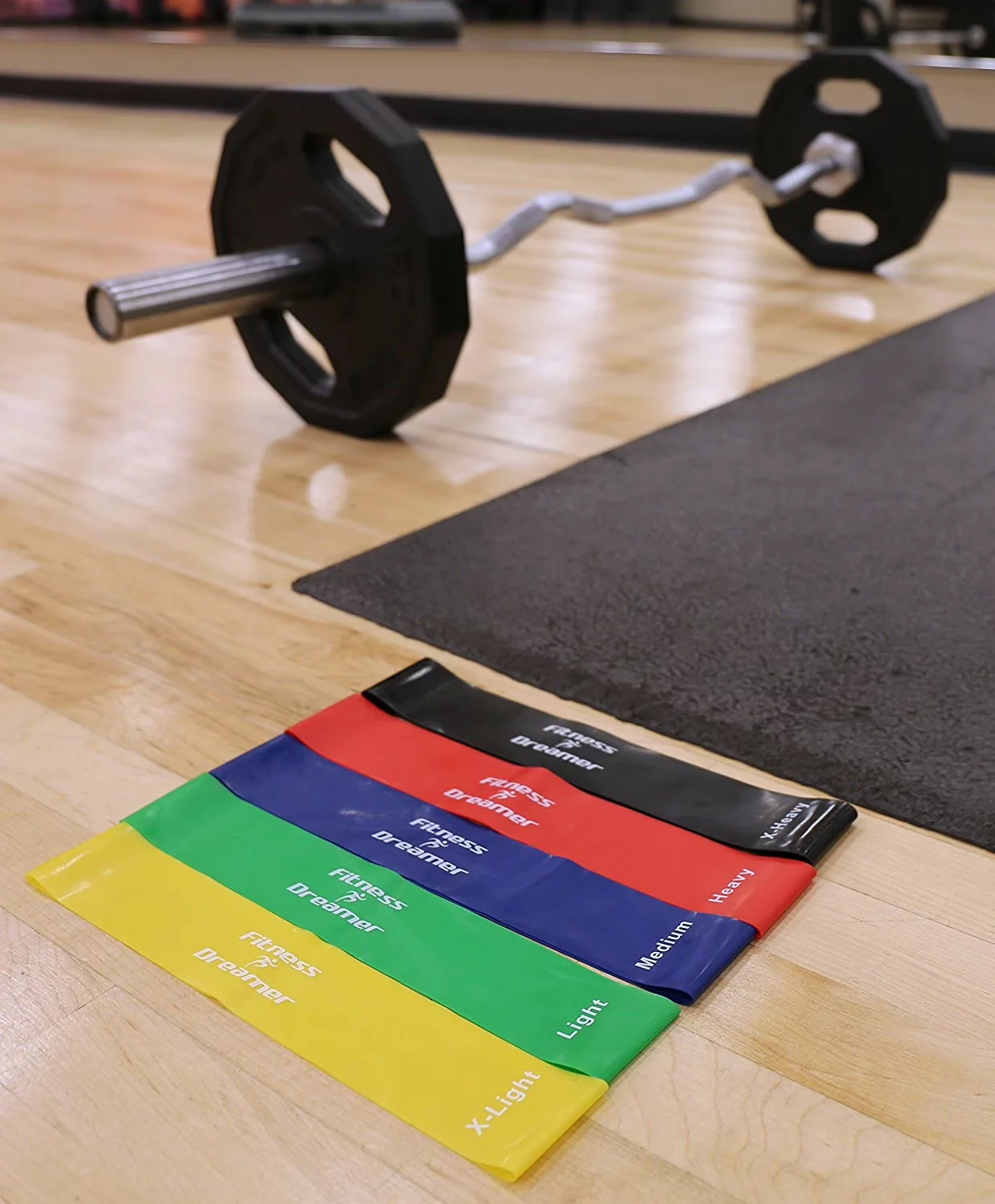 Reliable Home Gym Accessory with Resistance Bands - Multicolor Rubber, Thermoplastic Elastomer Model 525498