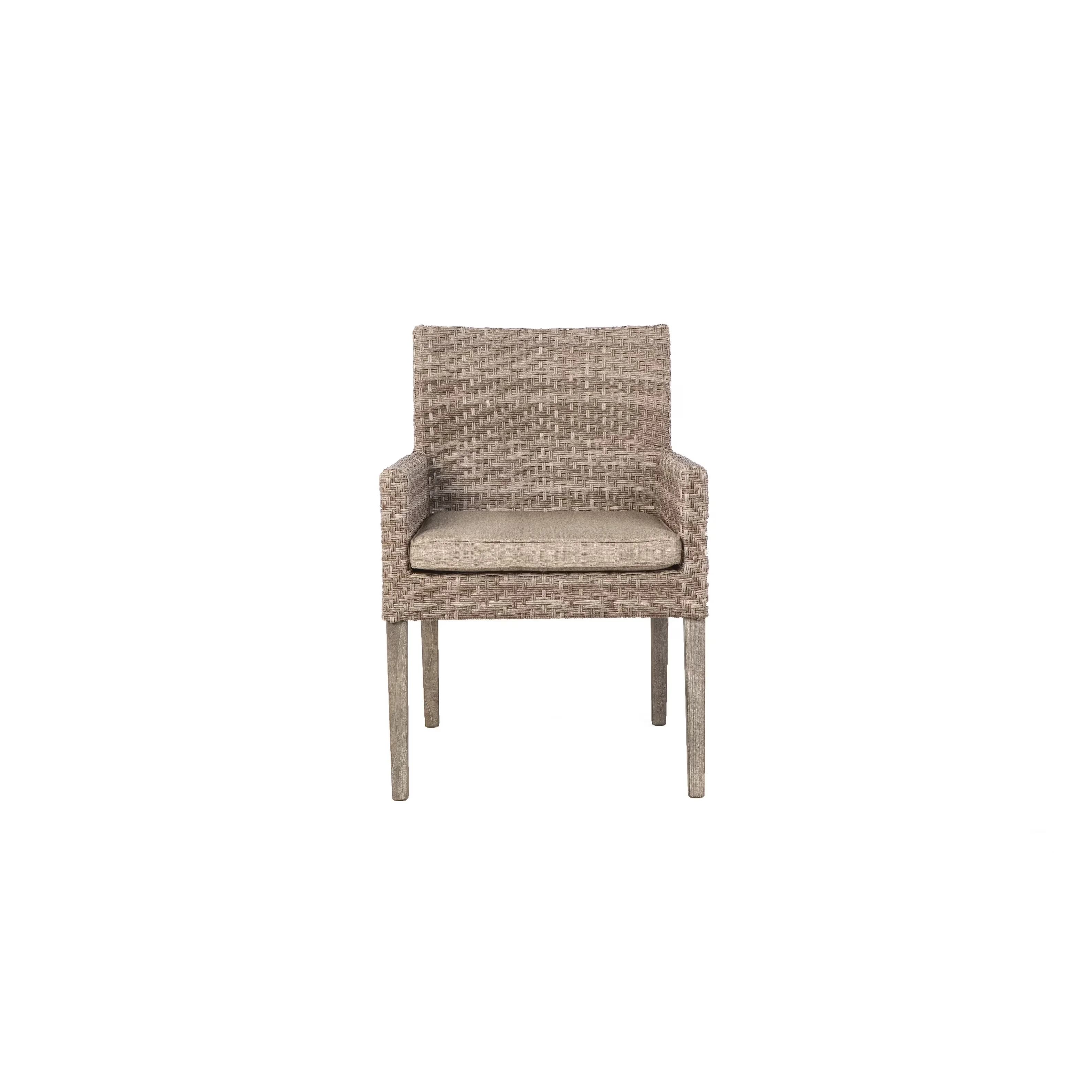 Classic Patio Dining Set with Finish: Degas and Vintage Patina - Wood Brown Model 4CE95C