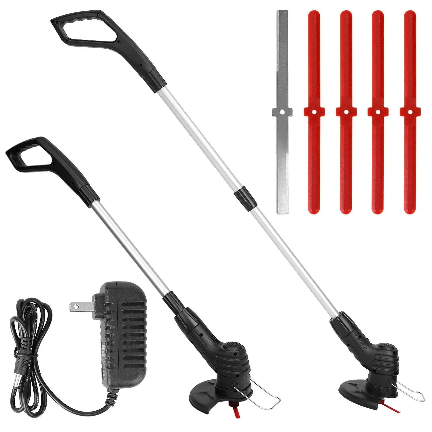 Sleek String Trimmer with Battery, Electric Cordless Grass - Reliable Performance Model 10D5E6