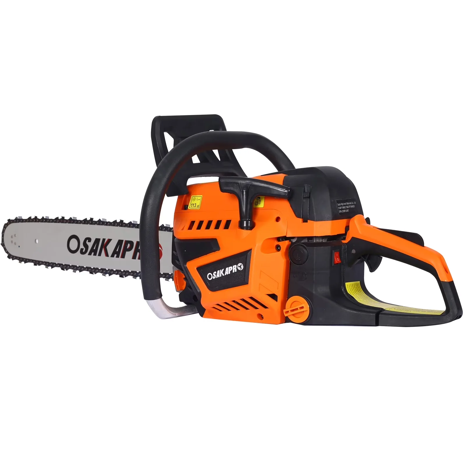 Modern Chainsaw with Automatic Chain Oiler, Anti-Vibration, gas 20inch - Orange Model 1D725C