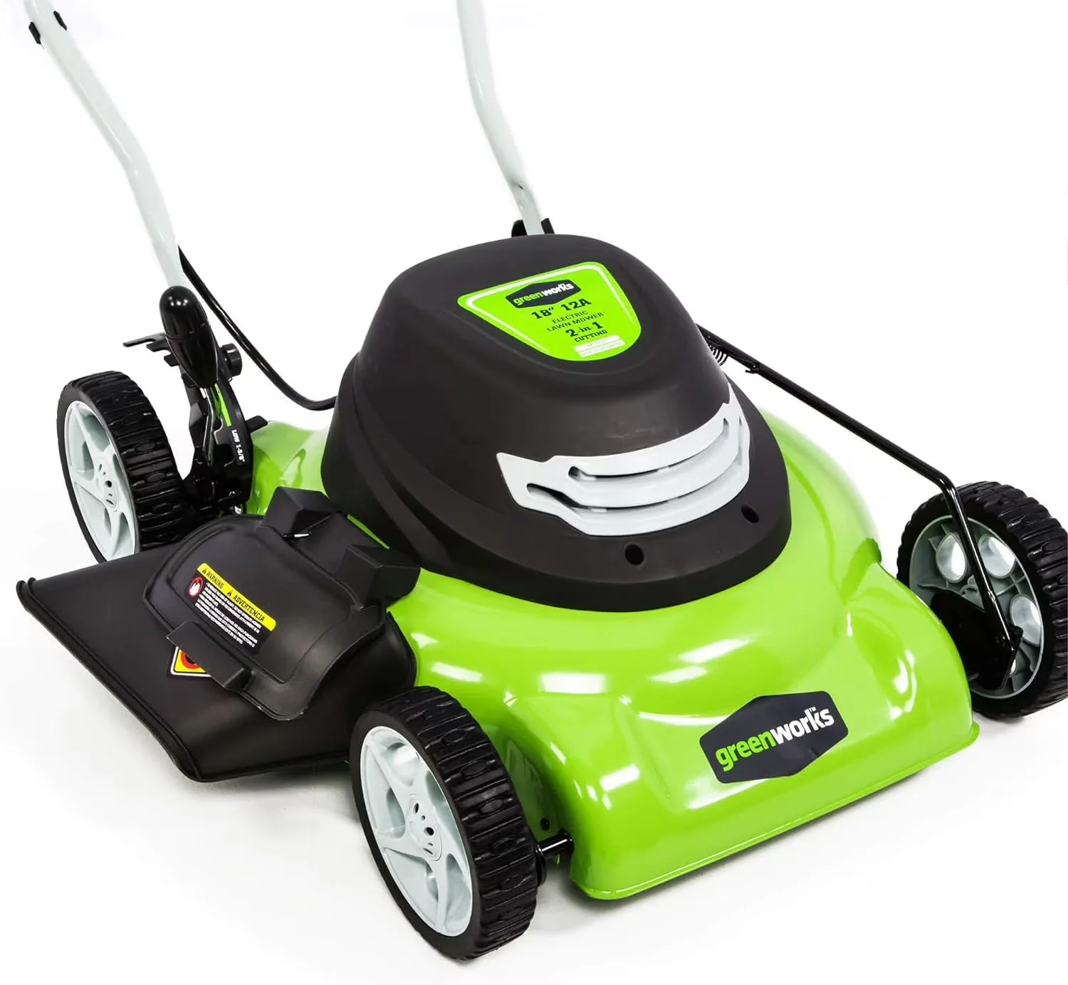 Push Mower Modern with Adjustable Cutting Height, Single Lever Height Adjustment, Durable steel cutting deck - Green Model C83169