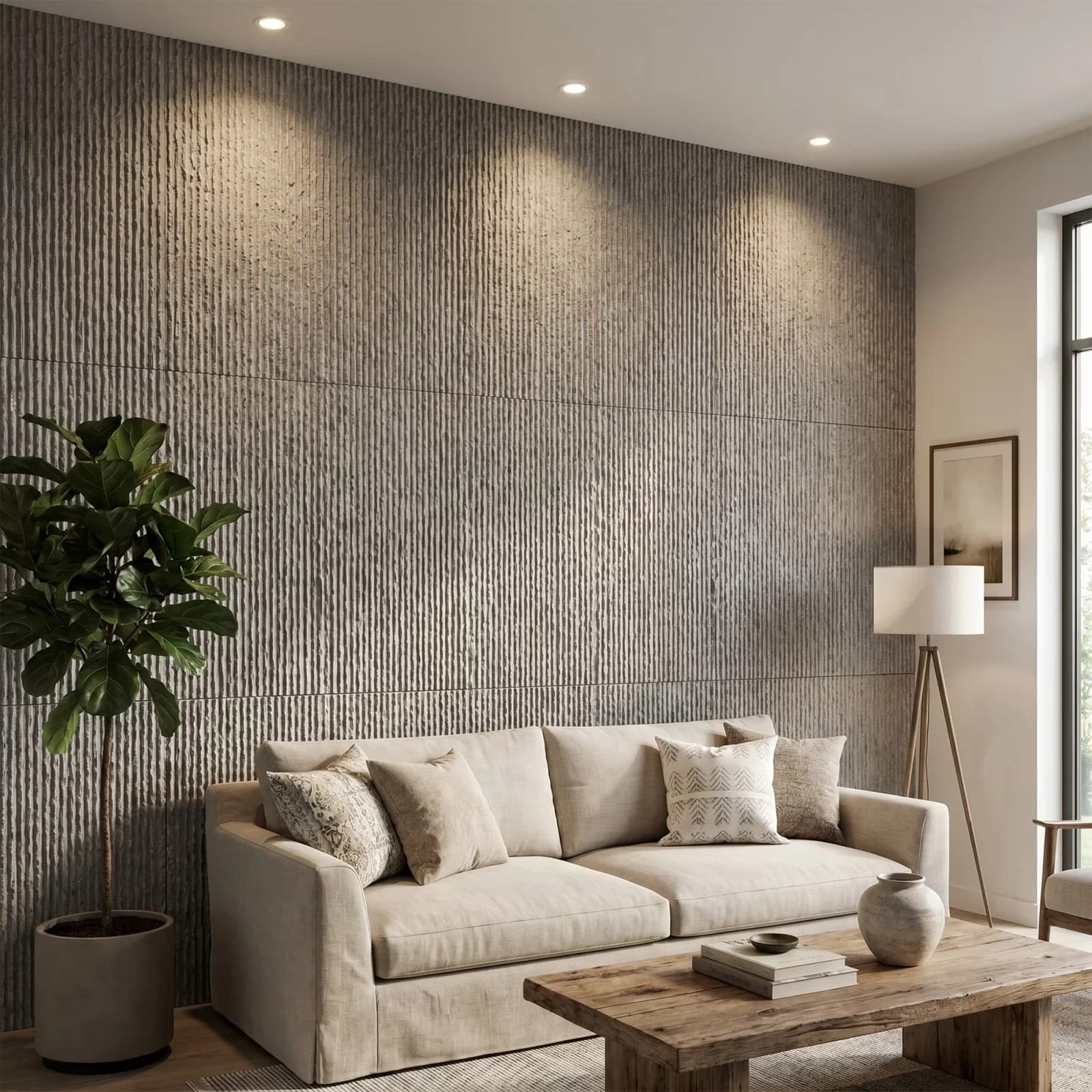 Stylish Wallpaper Wall Decals Wall Covering with Easy To Clean, Ideal for Multiple Spaces: - Gray 24" x 48" x 0.79" Model 04E7D6