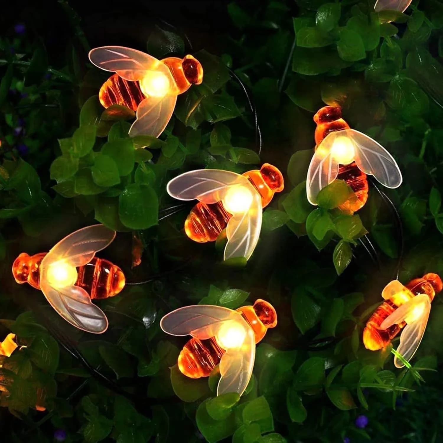 Modern Novelty Light with LED, Solar, Solar String Lights Outdoor - White for Patio, Party Model 2C109B