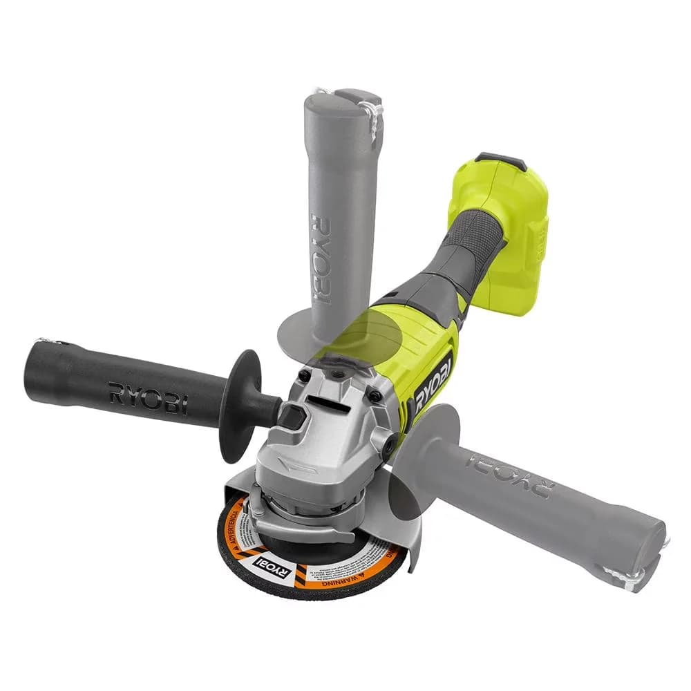 Essential Woodworking with Battery, 18V, ONE+ 18V 4-1/2" Angle Grinder - Green Model 08EB99