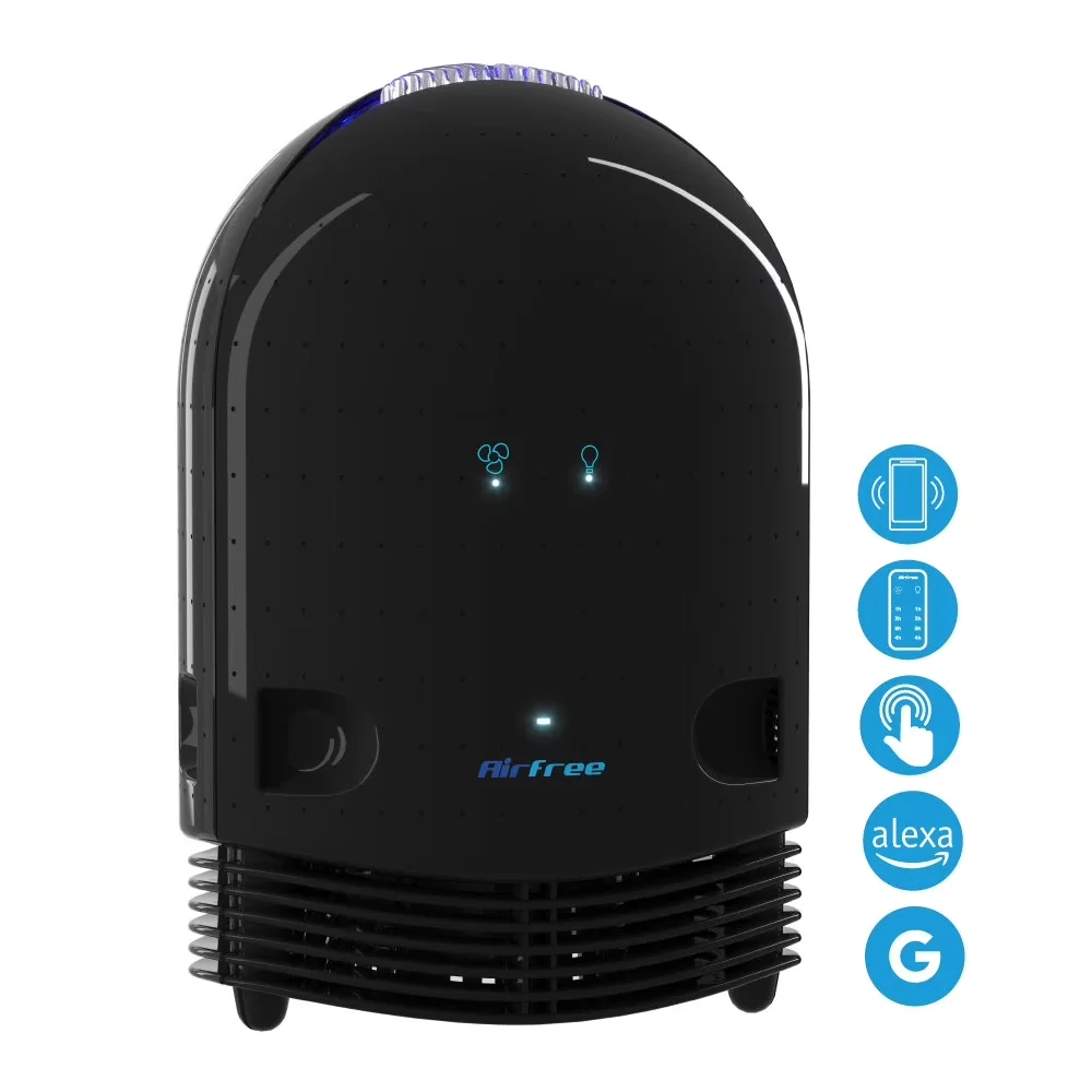 Versatile Air Purifier with Filter Change Indicator, P3000 Plus Filterless Silent | No Filter, or Humidifier | Covers 650 sq. ft - Black Model DD2C55