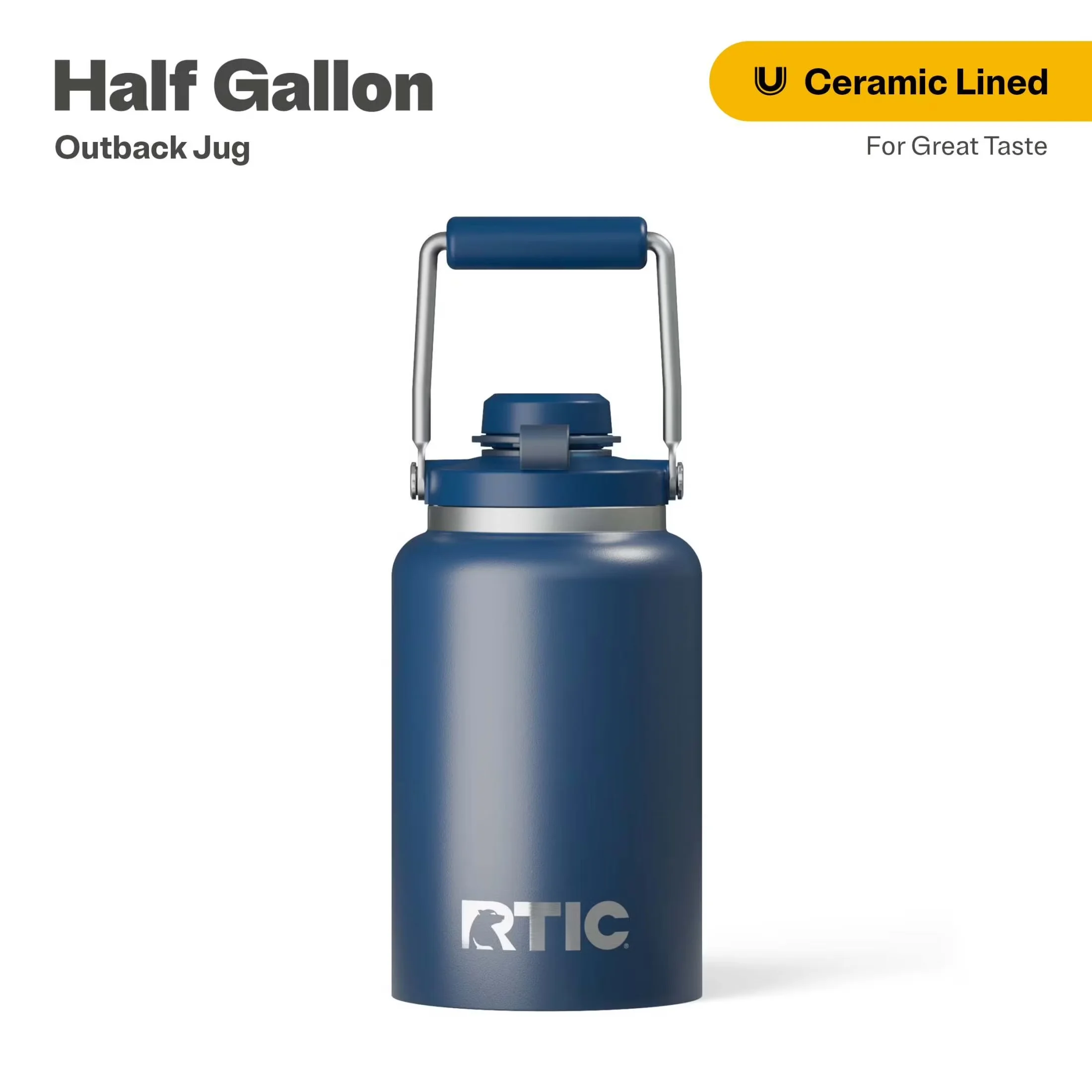Essential Water Filtration with Navy, Leak Proof - Stainless Steel Navy Model B48706