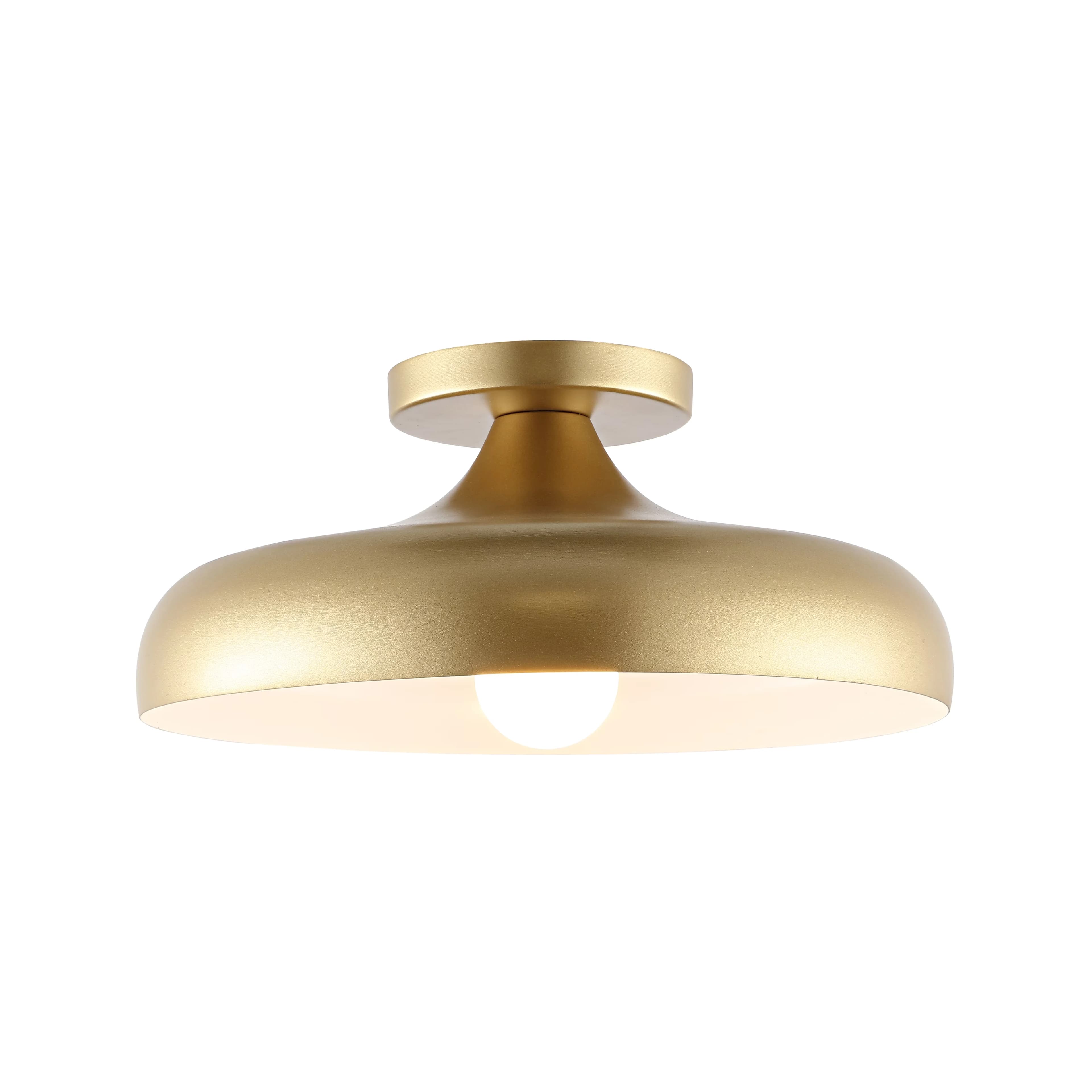 Premium Ceiling Lights Fixture with LED, Modern, Minor assembly needed - Iron Gold Model 6B28CA