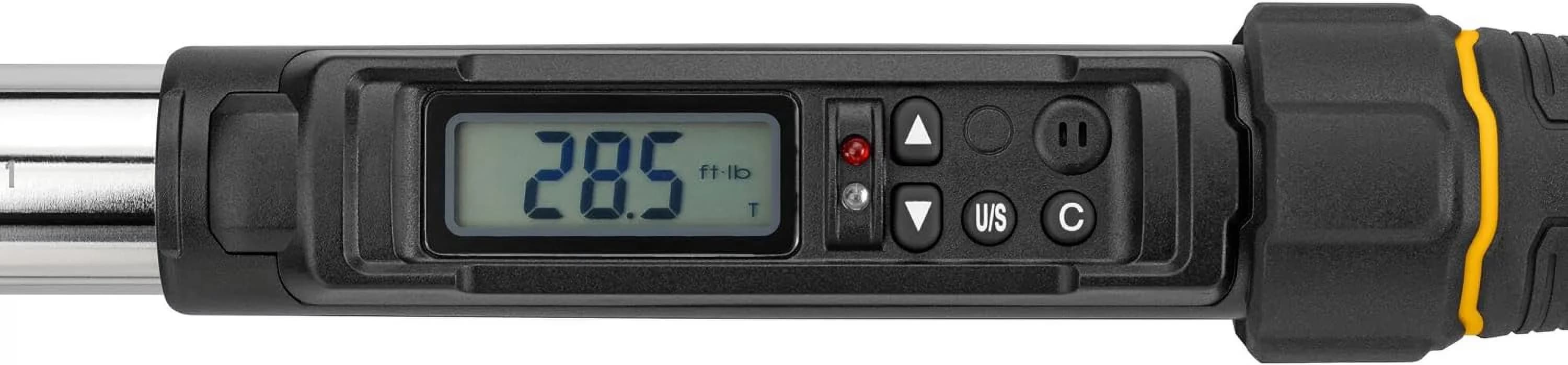 Quality Hand Tool with Reversible, 1/2" Drive, 1/2 Drive Digital Torque Wrench - 1/2 in Model 3B7EE5