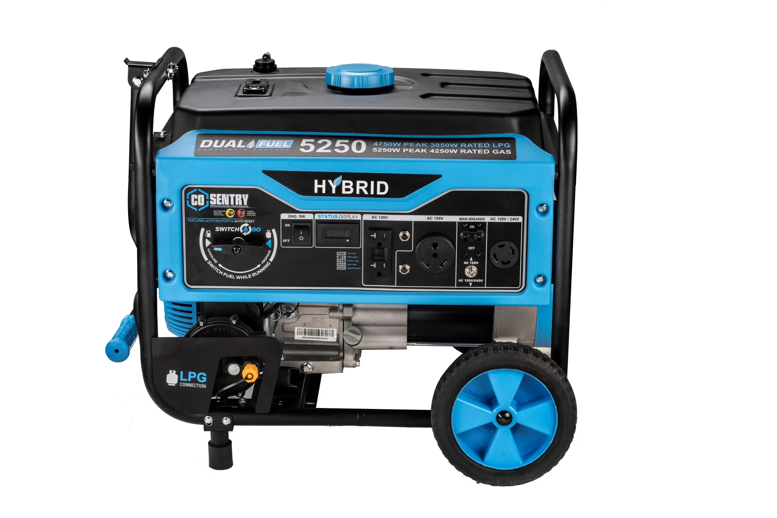Generator Durable with 5250W, Automatic Voltage Regulation, Low Oil Shutdown - Model 14B809