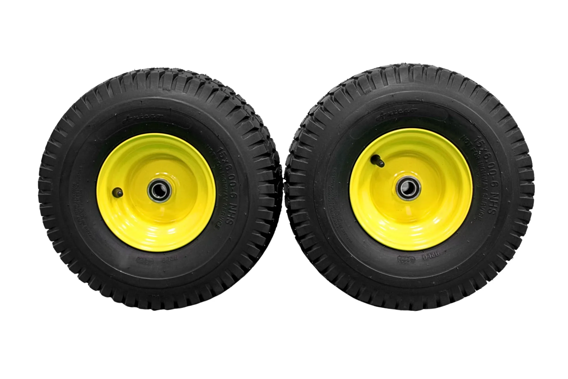 Quality Lawn Mower Tire with Replacement, and Wheel 15x6.00-6 Tires & Wheels 4 Ply for Garden - Model C28FEC