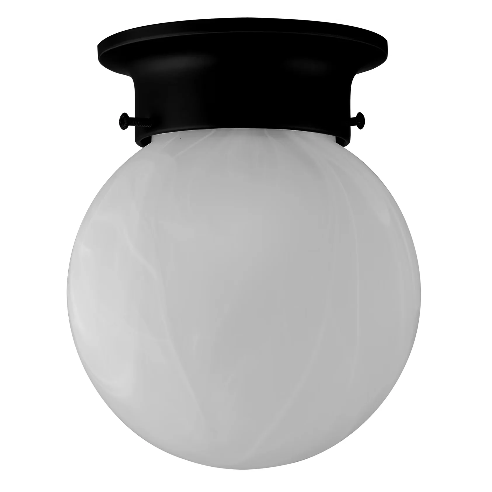 Ceiling Lights Fixture Stylish with Incandescent, Dimmable - Black, White, Multicolor Glass Model 7D4917
