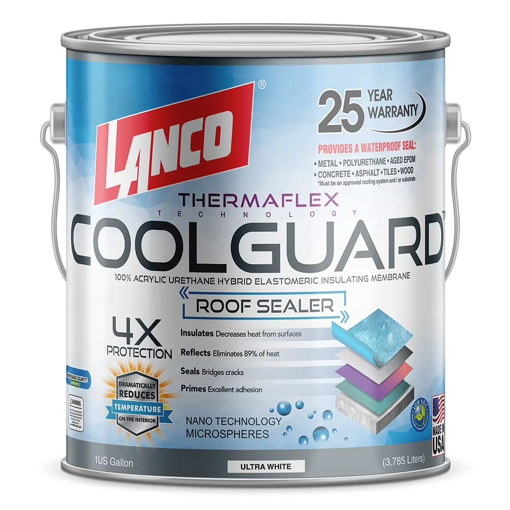 Reliable Building Material with Waterproof, Provides a waterproof seal, Coolguard - White Gallon Model 9BA627
