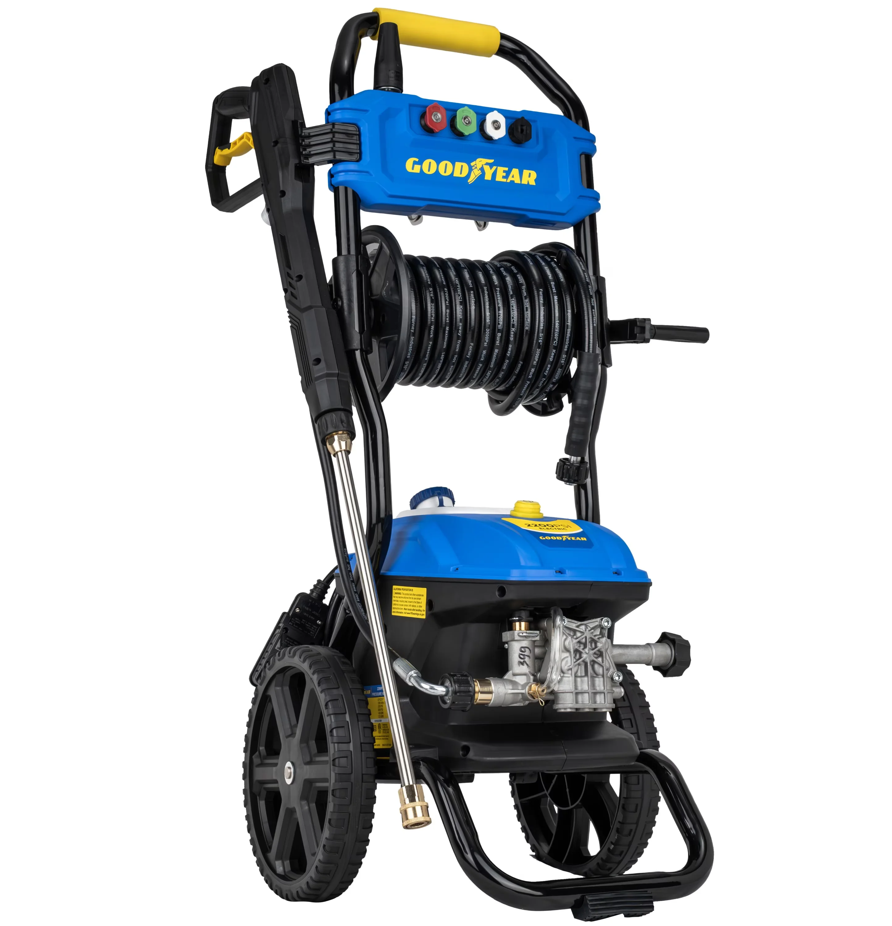Versatile Pressure Washer with Quick Connect Tips, Chemical / Detergent Injection, 2200 PSI Vertical Electric - Model C9A64C