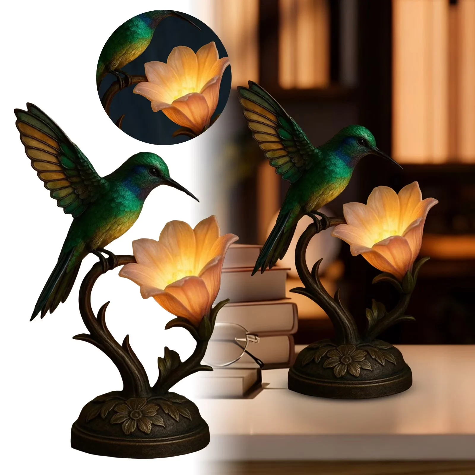 Modern Floor Lamp with LED, Standard Lamps, Art Deco - Multicolor Resin Model 4C2584
