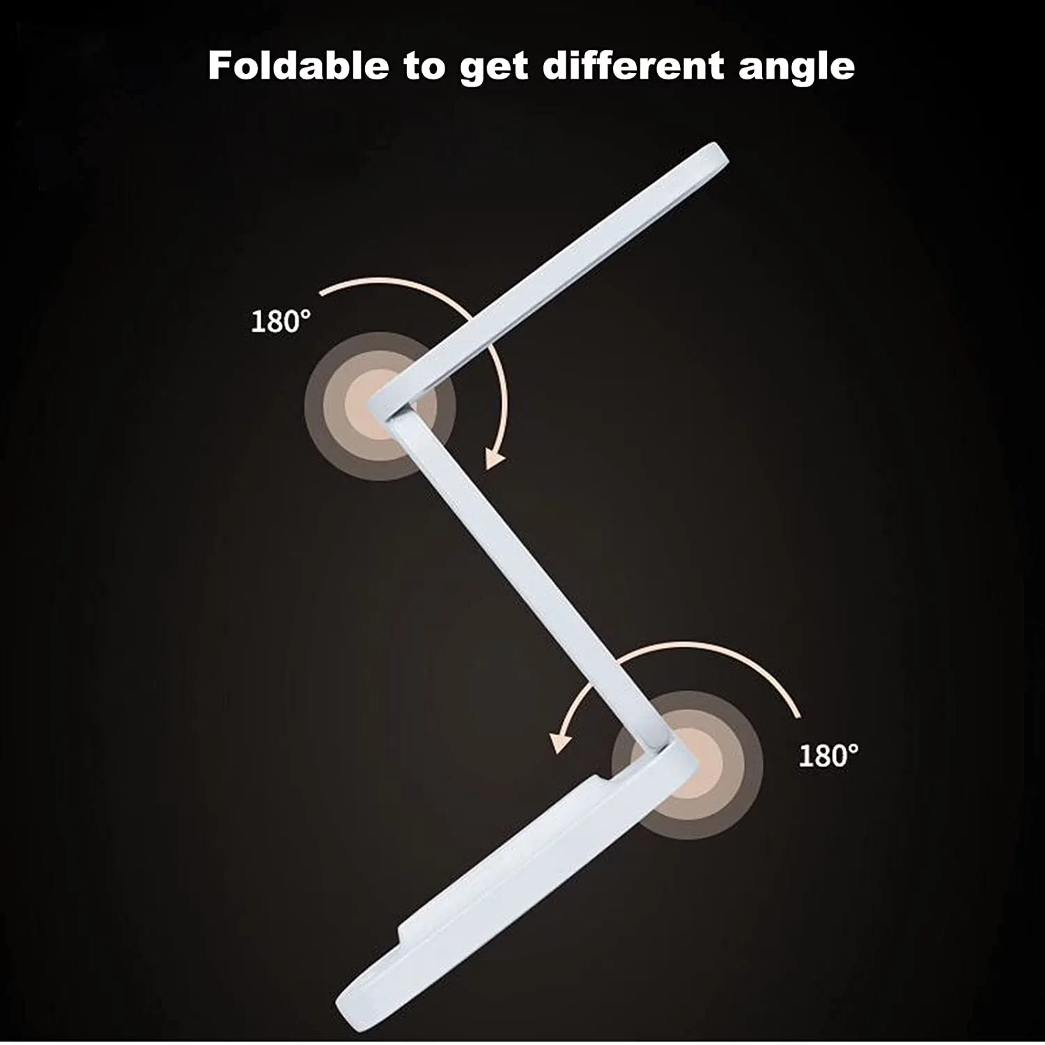 Desk Lamp Premium with LED, Battery - Wood, Metal White for Home, Office Model 8B6D42