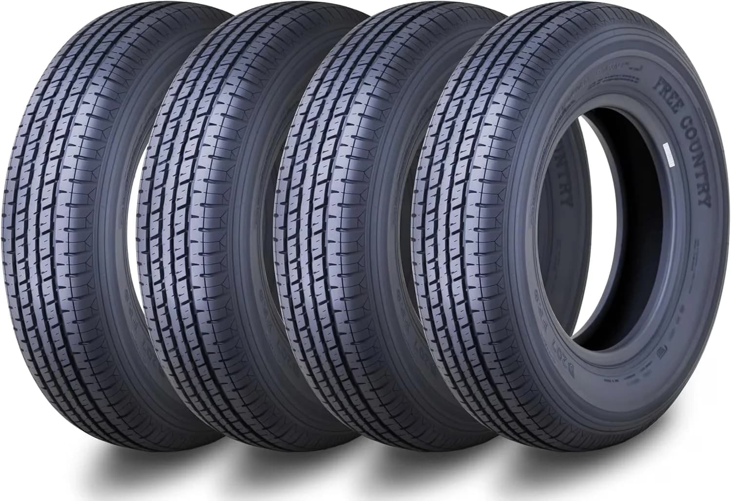 Sleek Trailer Tire with Rim Width: 5", Load Range: D, Ply Rated: 8 - ST175 Model FB936E