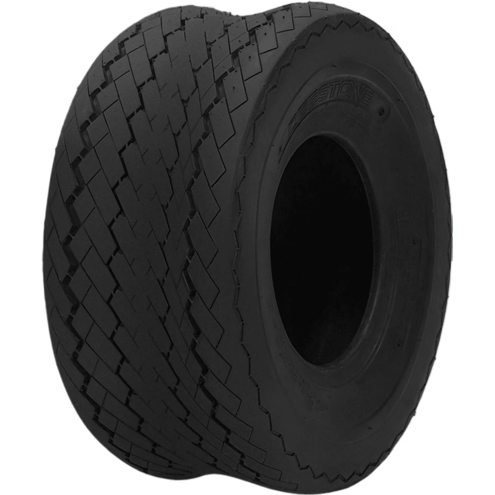 Golf Cart Tire Reliable with Fits Multiple Makes And Models, Great traction on pavement or turf, Zigzag groove tread - Model A77805