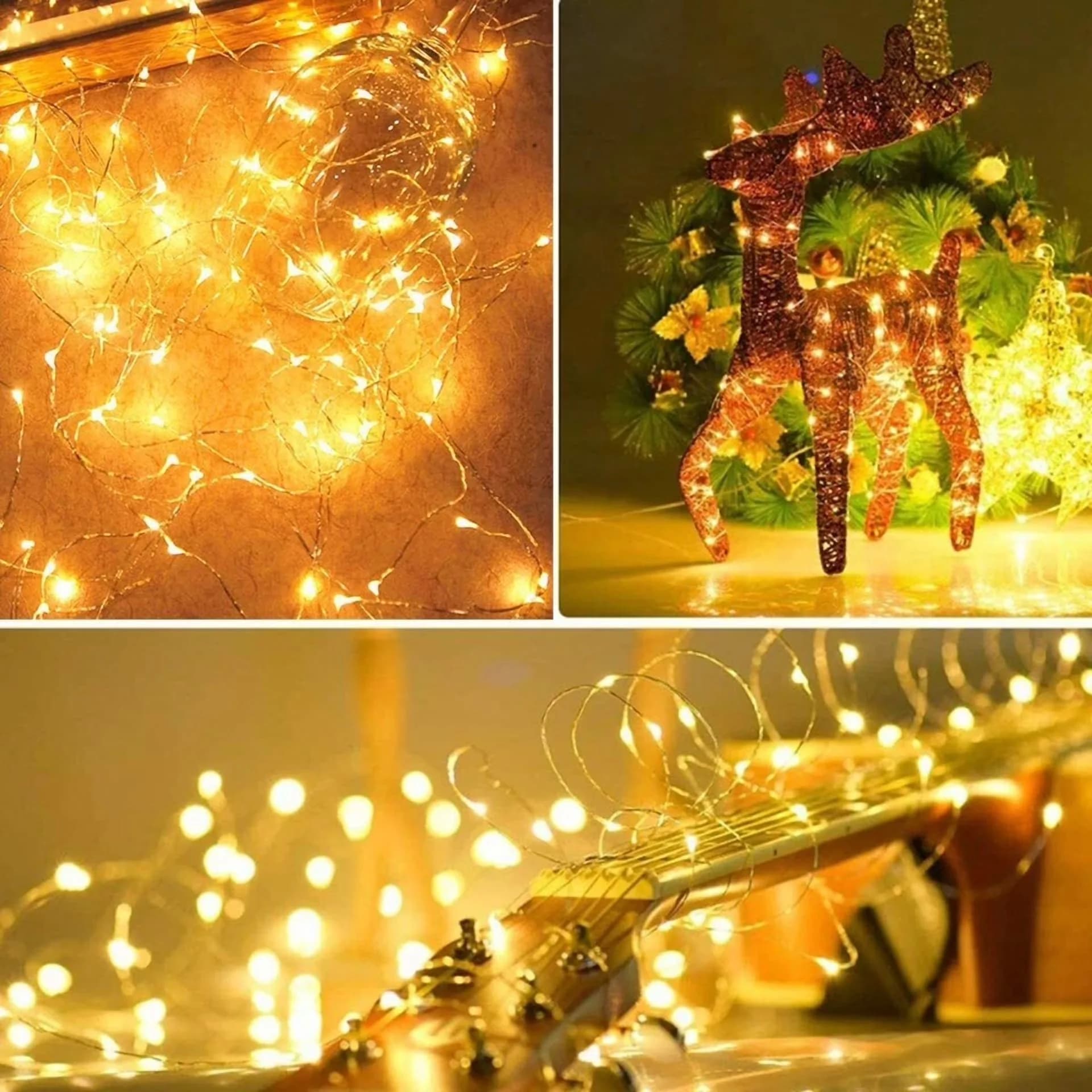 Sleek Led Lighting with LED, Solar, Outdoor Solar String Lights - White Model AD5788