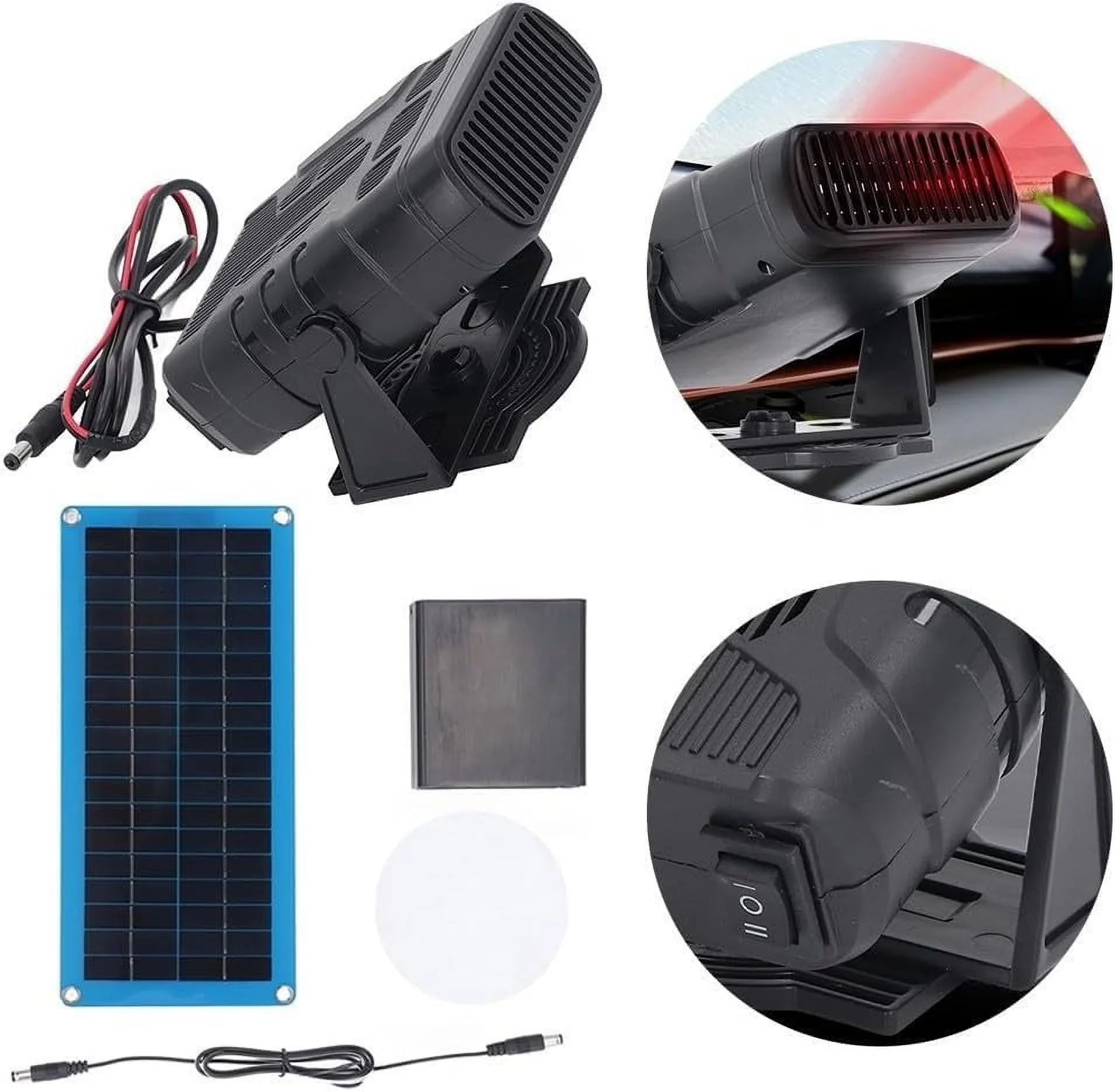 Modern Portable And Electric Space Heater with 30W, Opehuo 30W Solar Powered, Solar Powered Heater - Model 146CAC