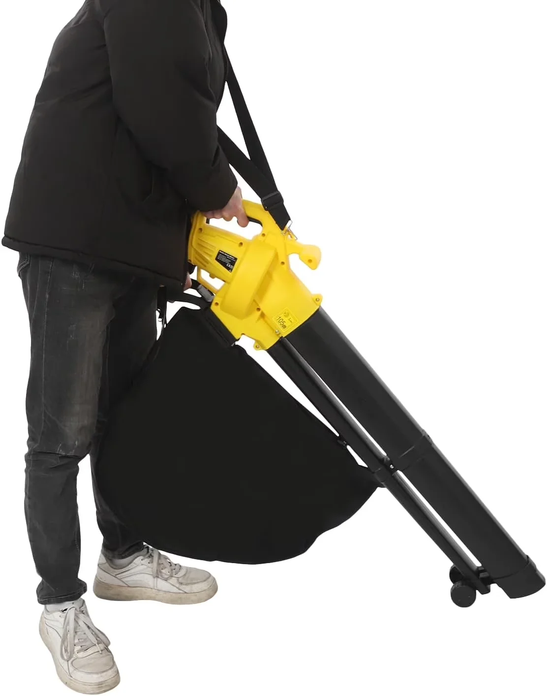 Leaf Blower Modern with 3000W, 15000/min No-Load Speed, Electric Cordless Yard Vacuum Mulcher - Model 4B3E00