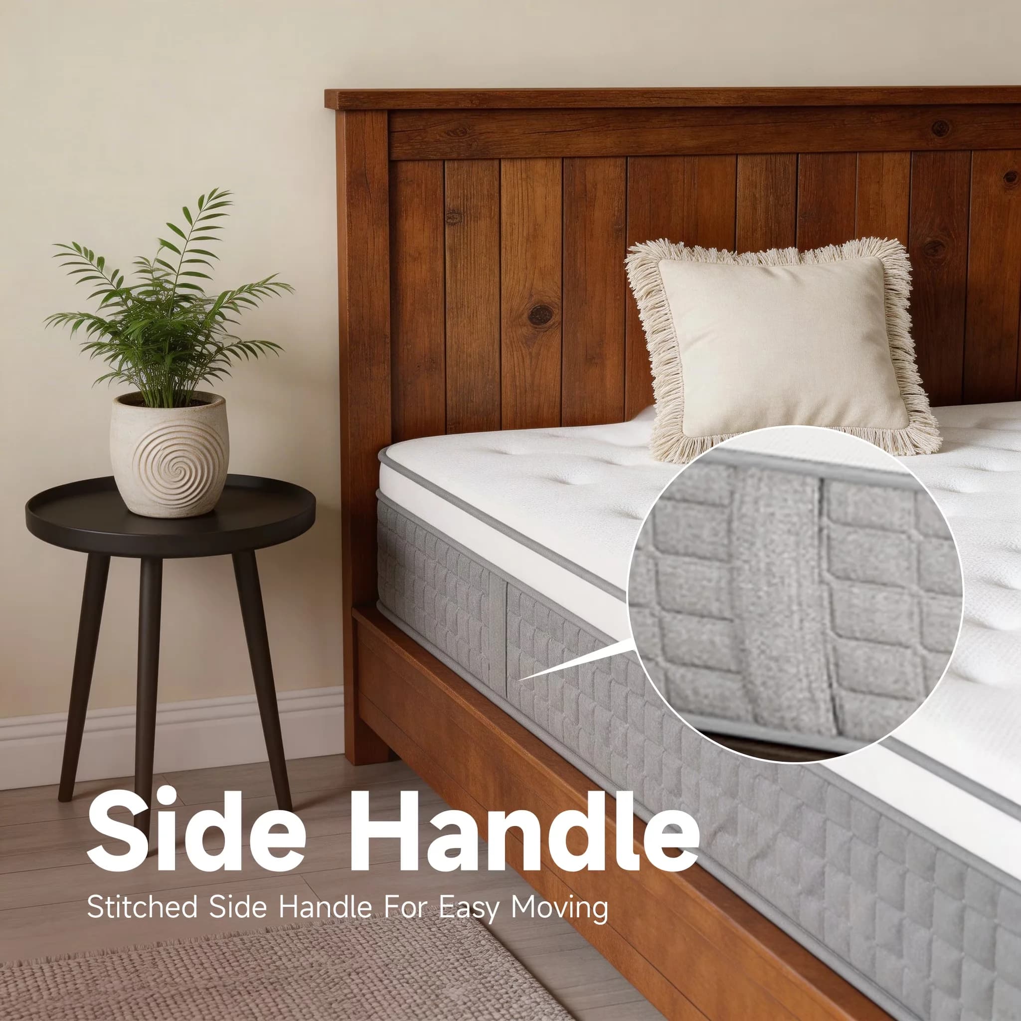 Reliable Mattresses Accessory with Low Motion Transfer, Mattress-In-A-Box - Gel Memory Foam, Fire-Resistant Cotton, High-Density... Model FACDB4