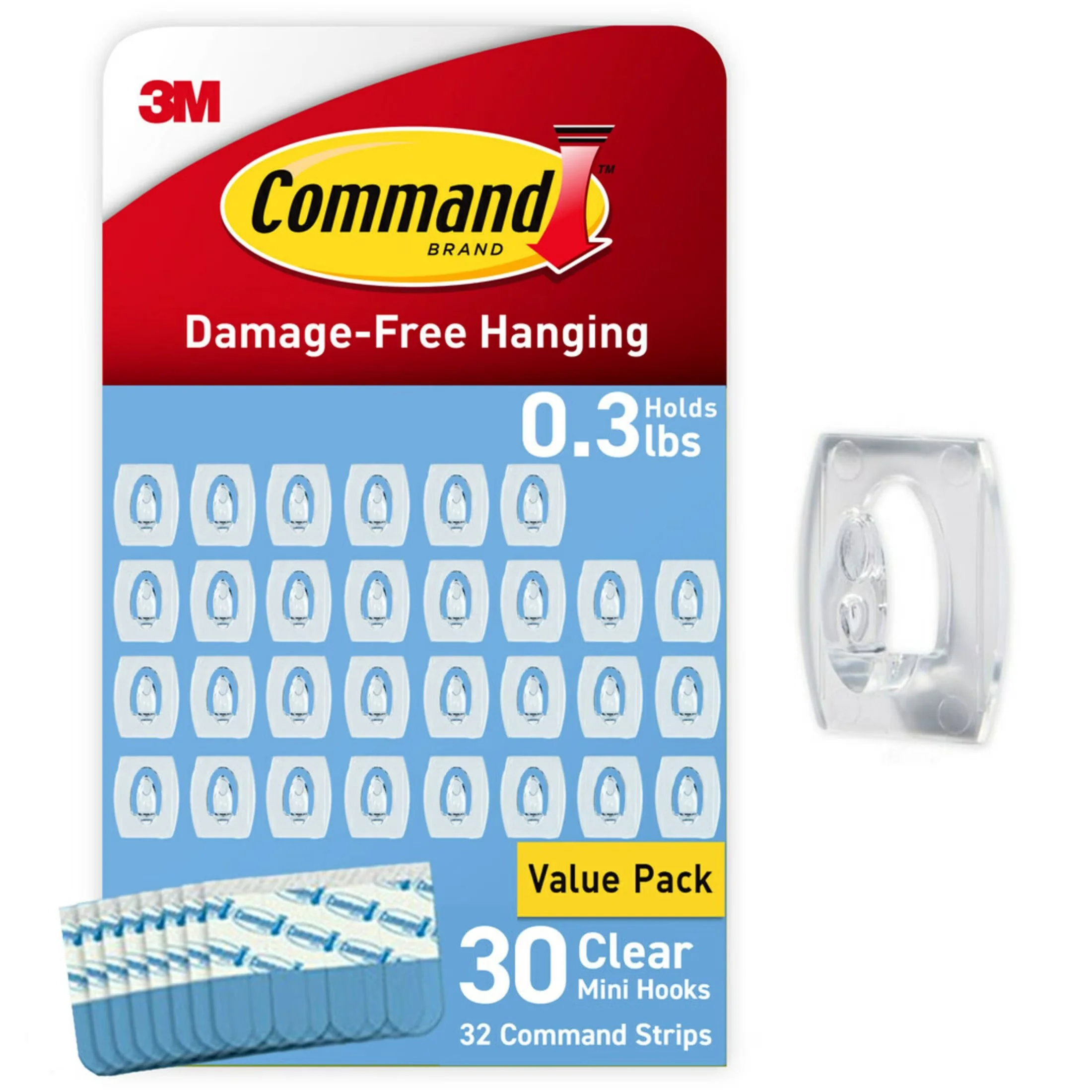 Innovative Damage-Free Hanging with Wall-Mountable, Easy Installation - Plastic Blue Model 8A9DAC