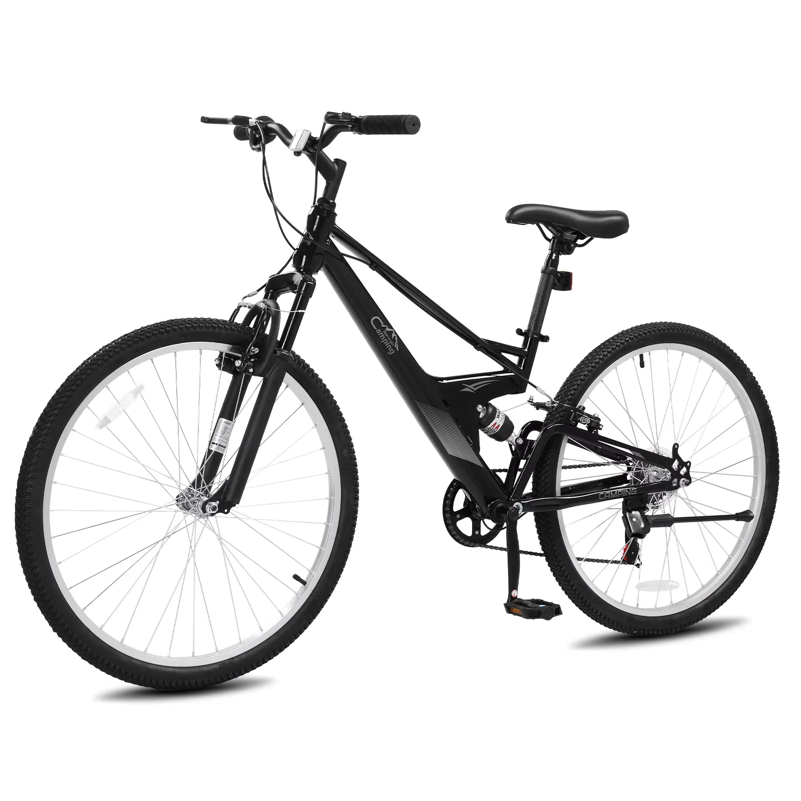 Professional Mountain Bike with Adjustable Speed, Compact, 26 inch 7 Speed - Black Model 01A5E9