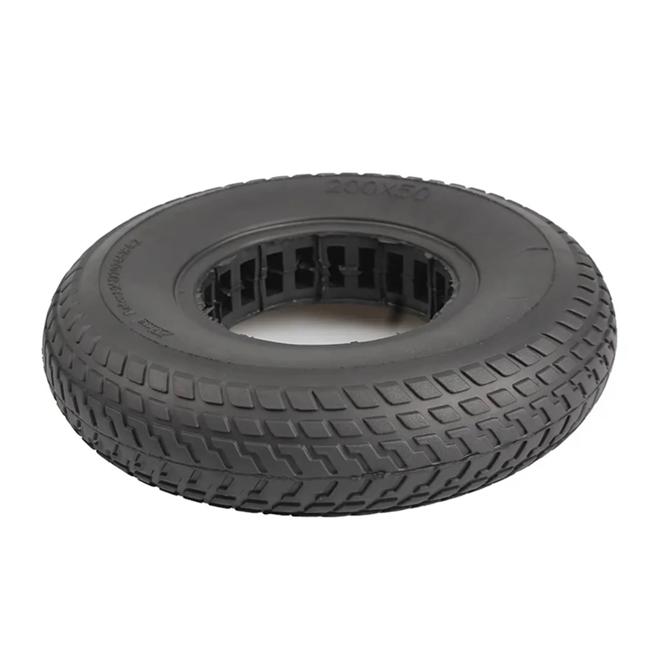 Essential Motor Home And Rv Tire with Anti-Collision, 8 Inch 200x50 Solid Puncture-Proof - Model 2FD4D0