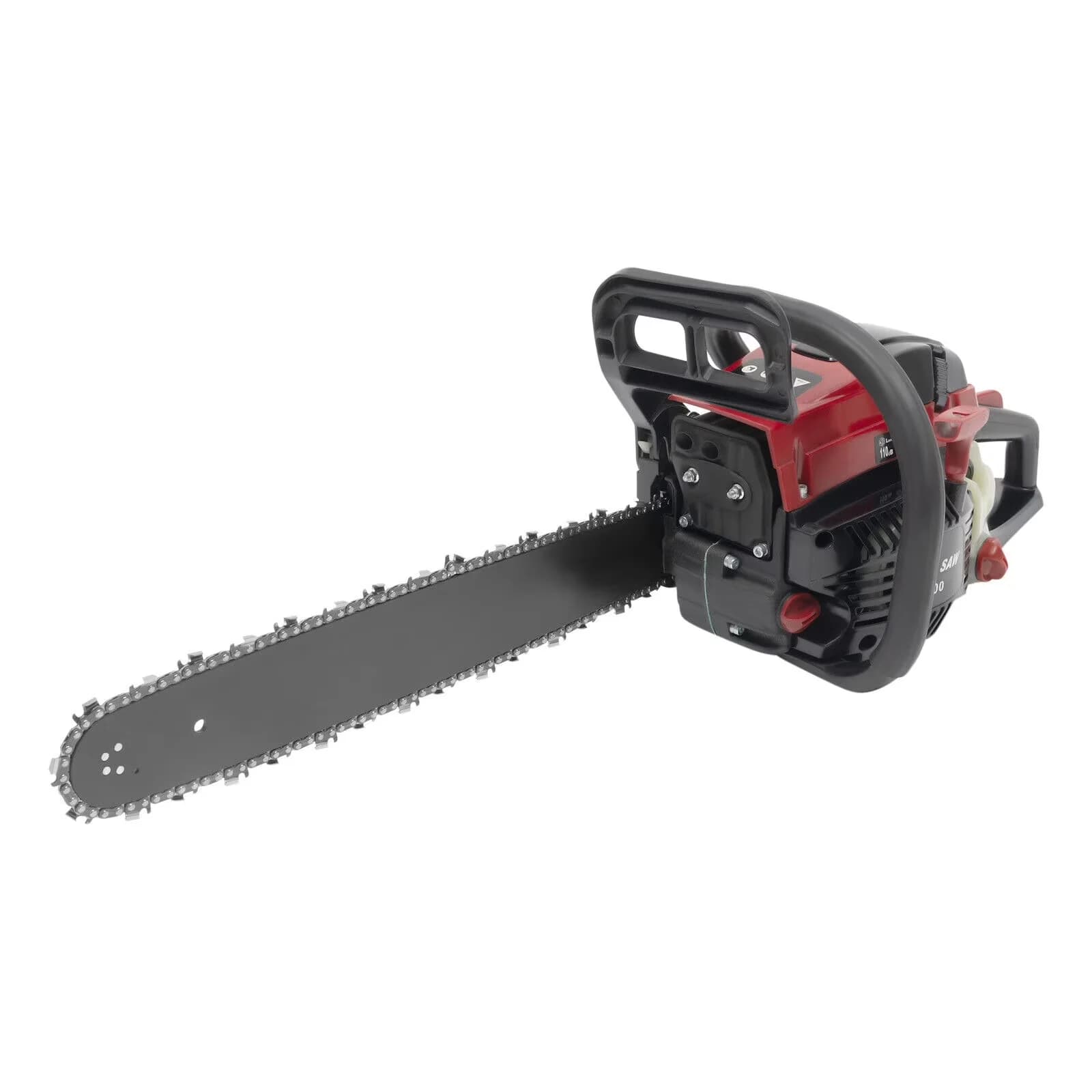 Chainsaw Efficient with Chain Brake, How to Assemble the Chainsaw - Black And Red Model 69F967