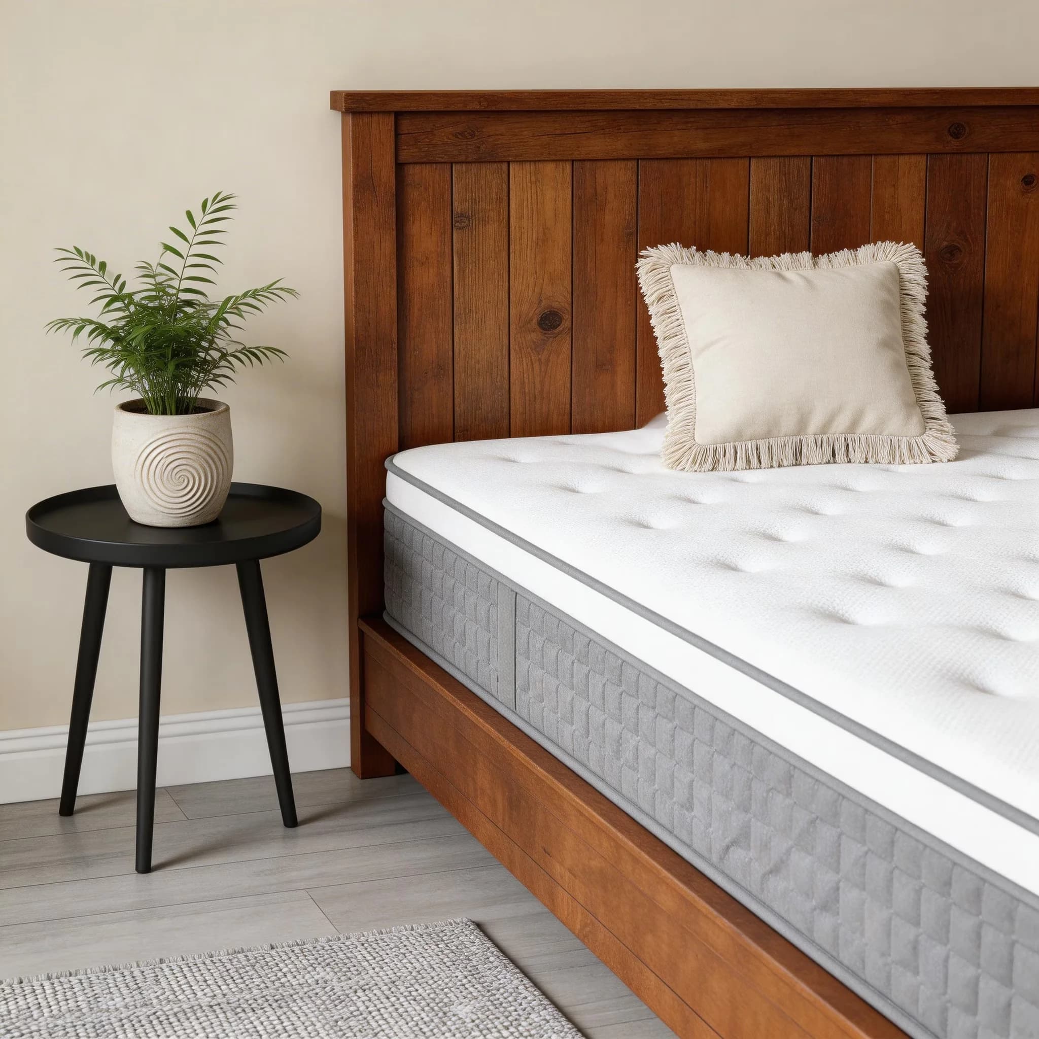 Reliable Mattresses Accessory with Low Motion Transfer, Mattress-In-A-Box - Gel Memory Foam, Fire-Resistant Cotton, High-Density... Model FACDB4