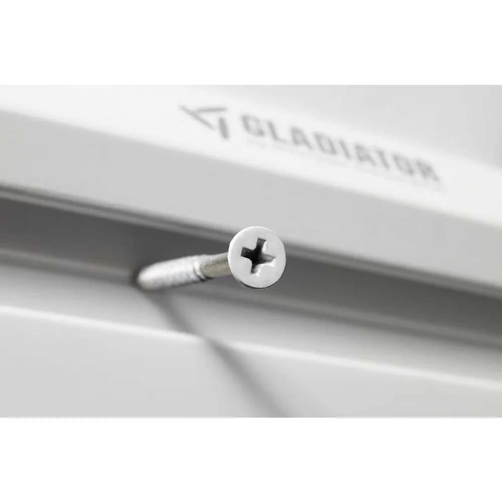 Premium Toolstorage with 10-year limited warranty, Holds up to 75 lbs. per linear foot., 4' Wide GearTrack® Channels - Plastic Gray Model FEF575