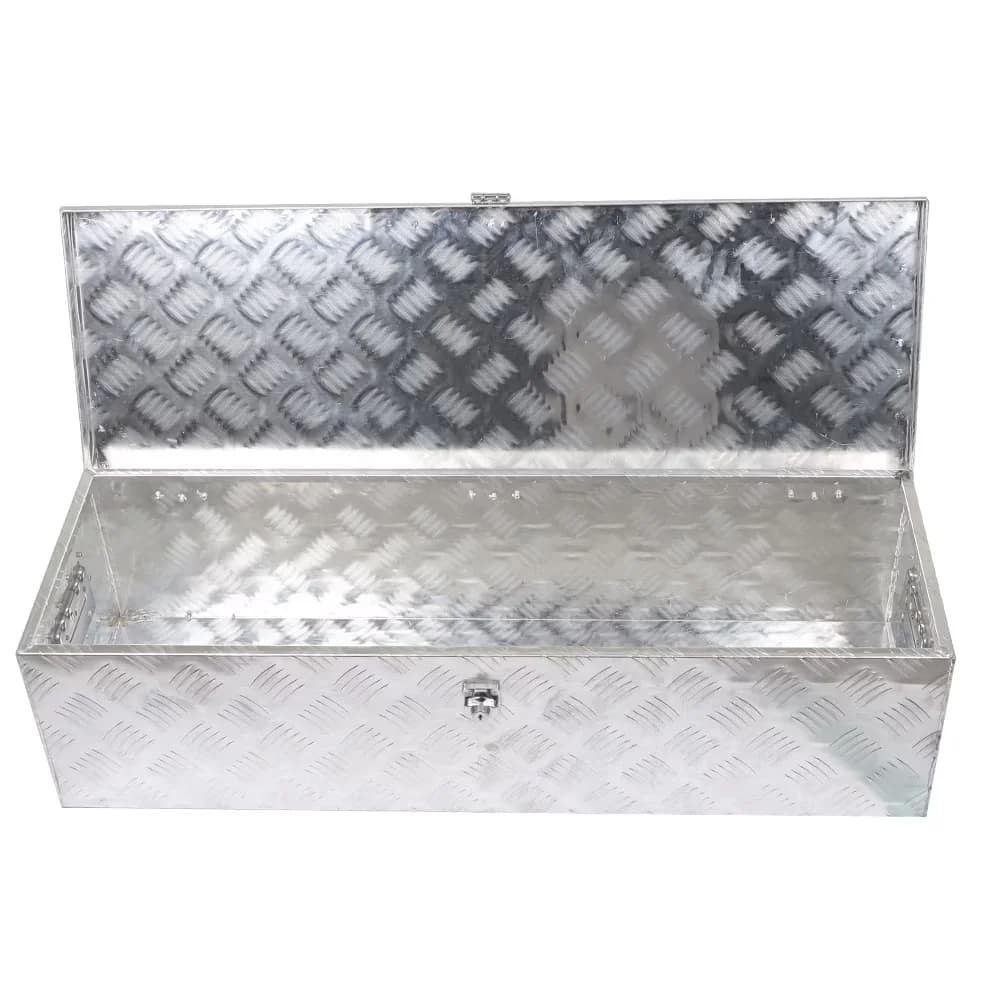 Stylish Toolstorage with Lockable - Silver Aluminum 39 Inch for General Purpose Model B945AD