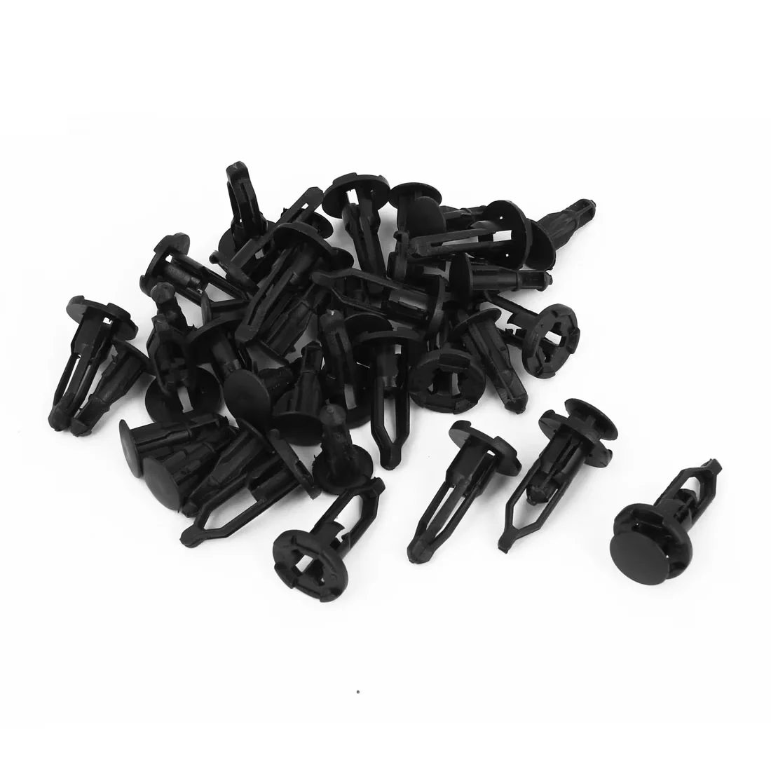 Reliable Fastener with Easy Installation, Head Diameter(max.): 17mm/0.7, Color: Black; Material: Plastic - Black Plastic Model D02129