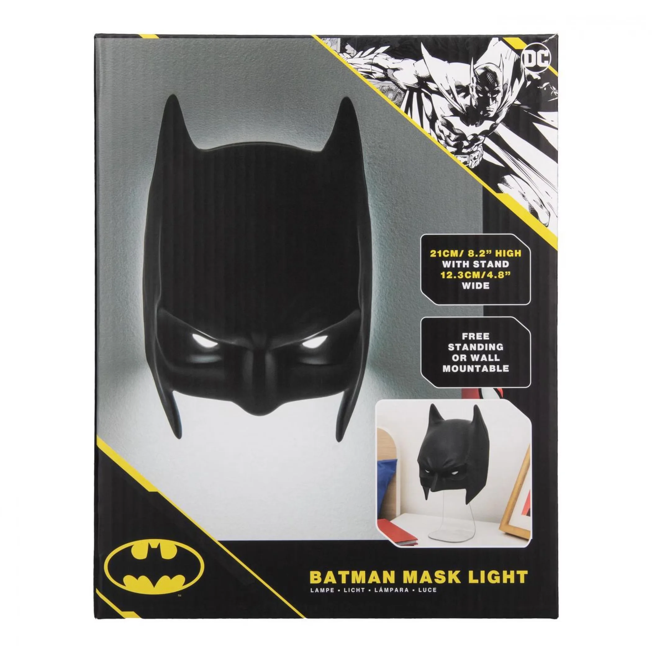 Led Lighting Essential with LED, Battery, Lights Up - Multicolor Mask - Traditional Style Model AFA63E
