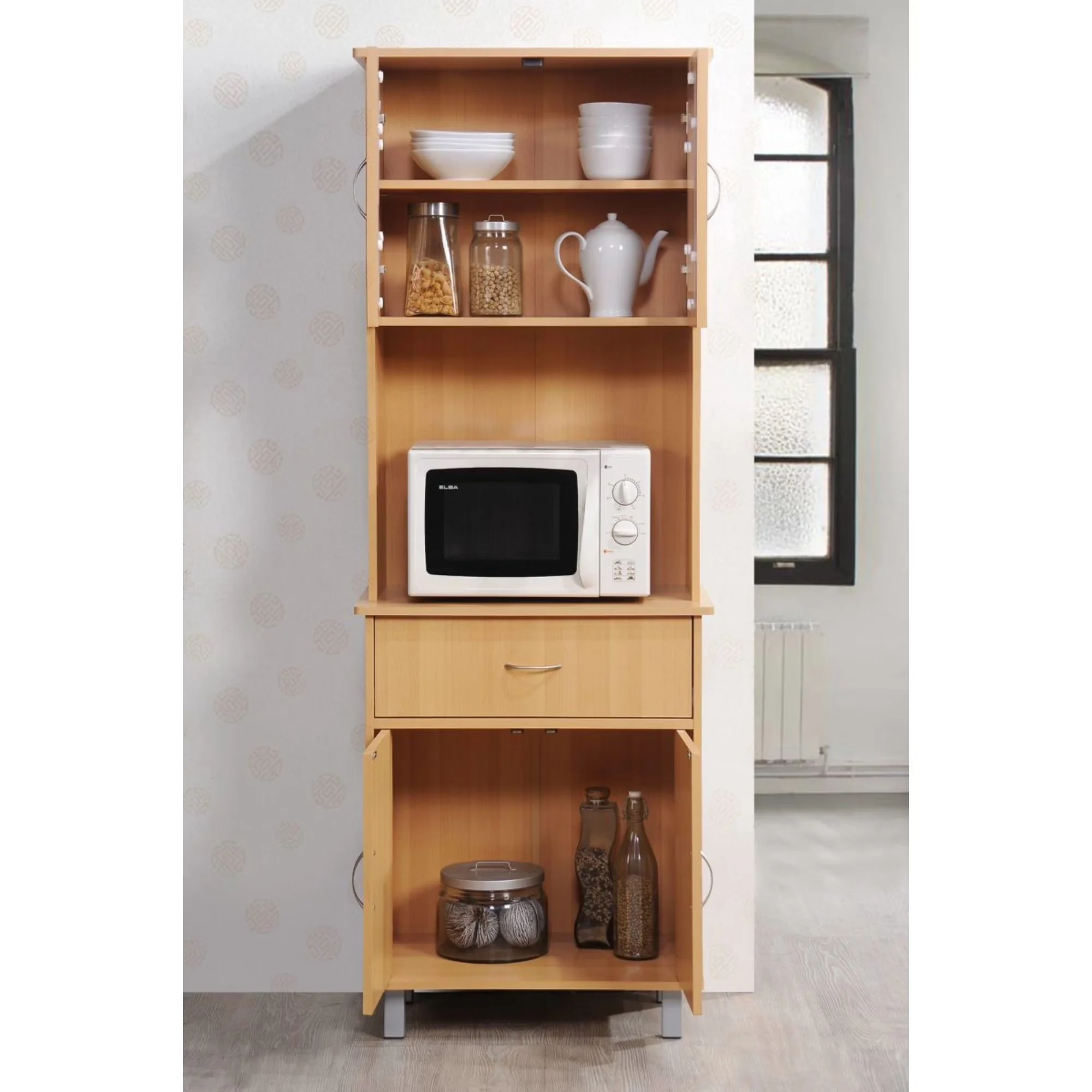 Innovative Kitchen Renovation with Assembly Required, Recommended for indoor use only - Beige Synthetic Model AD79F0