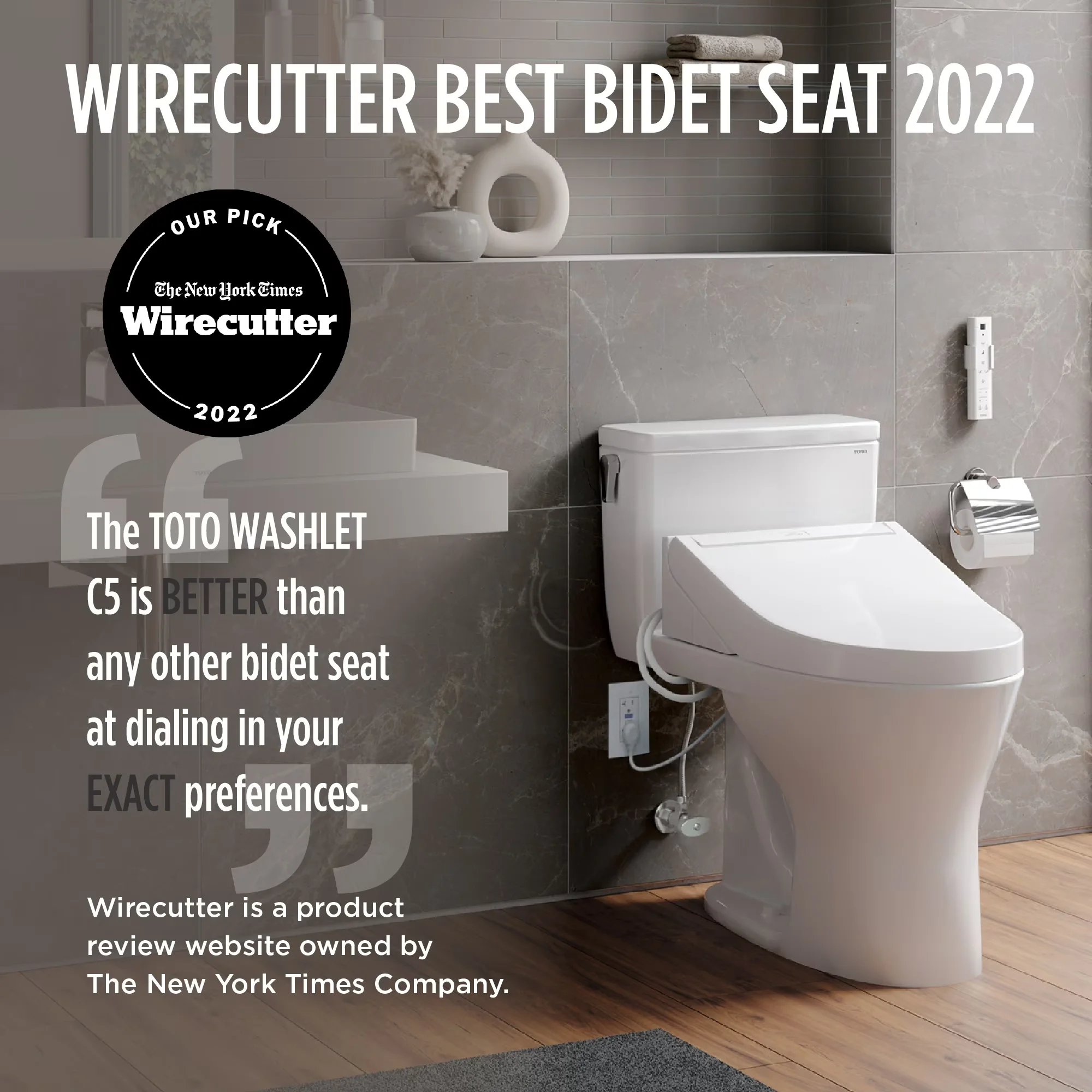 Premium Toilet Seats And Lid with Adjustable, ® ® C5 Electronic Bidet Seat - Plastic White Model 82FC1B