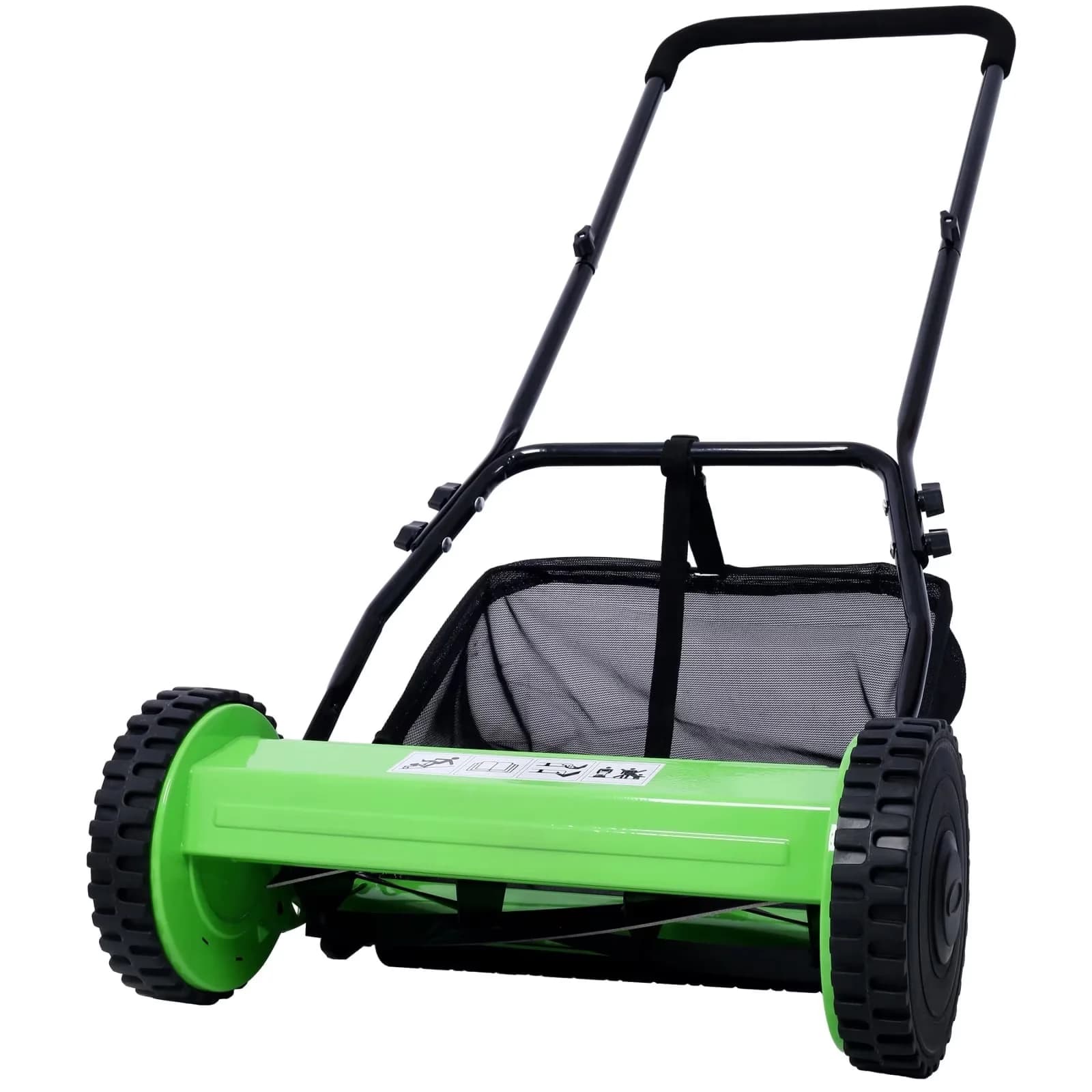 Essential Push Mower with Adjustable, 14" 5-Blade Reel Lawn, Grass Catcher - Model 1B617A