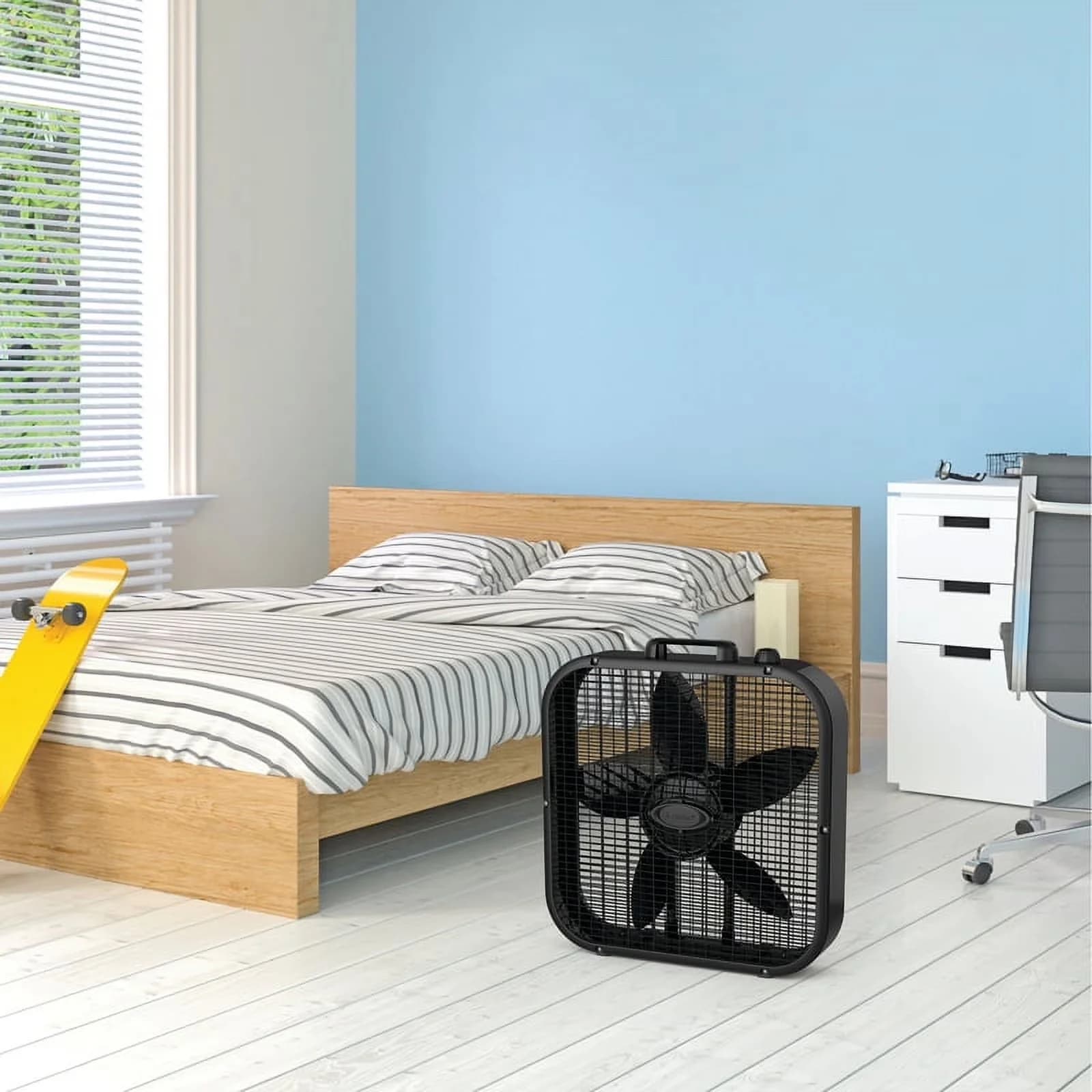 Fans In Cooling Quality with Black, Comes fully assembled and ready to use - Black Model 8387B1