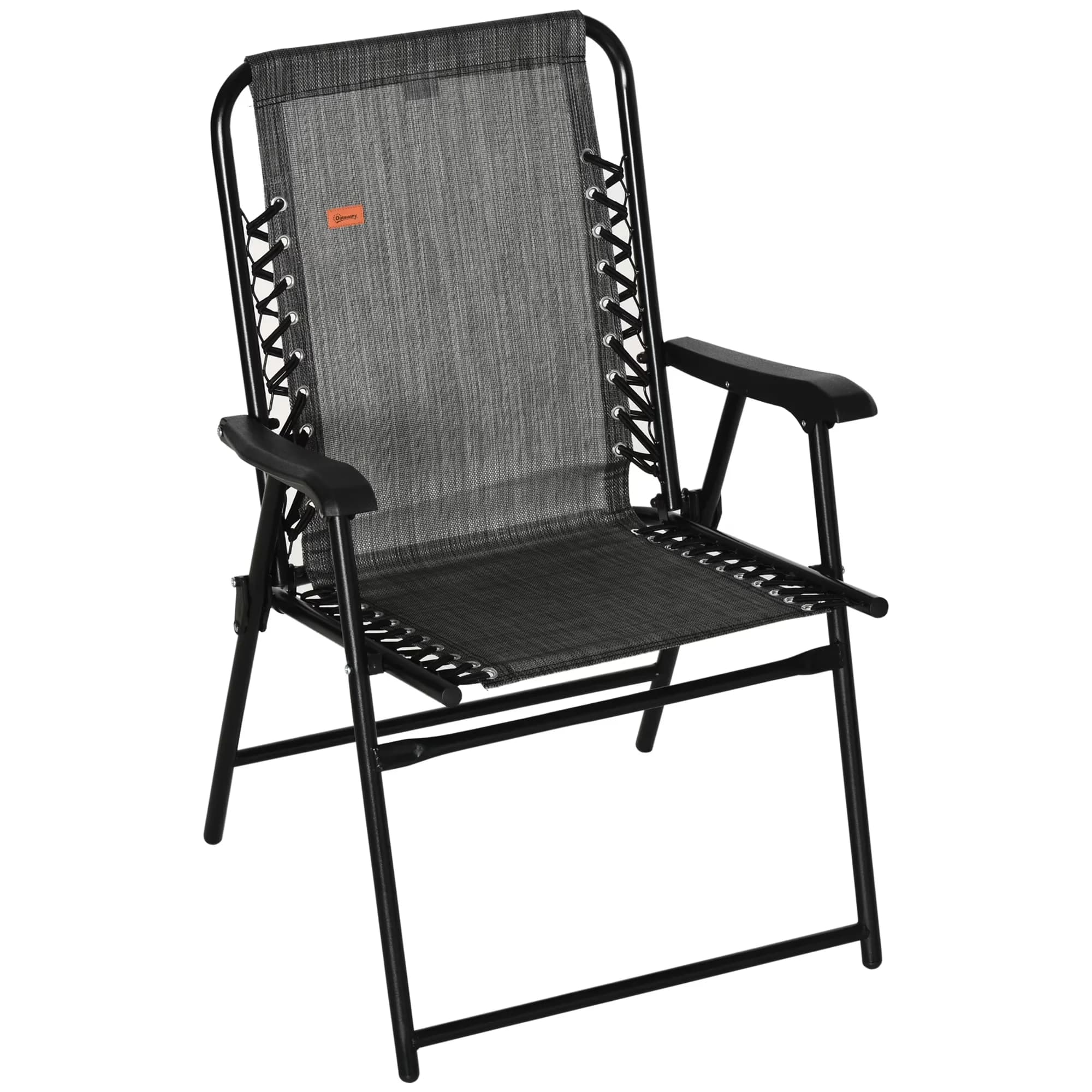 Innovative Patio Chair with Folding, Weather-Resistant - Gray for Camping, Garden Model AA1DDA