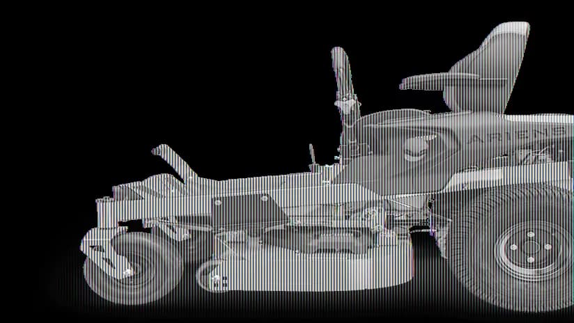 Riding Lawn Mower Reliable with Adjustable Speed, Front wheels: 11 x 6 in x 5 in - Model 6AD481