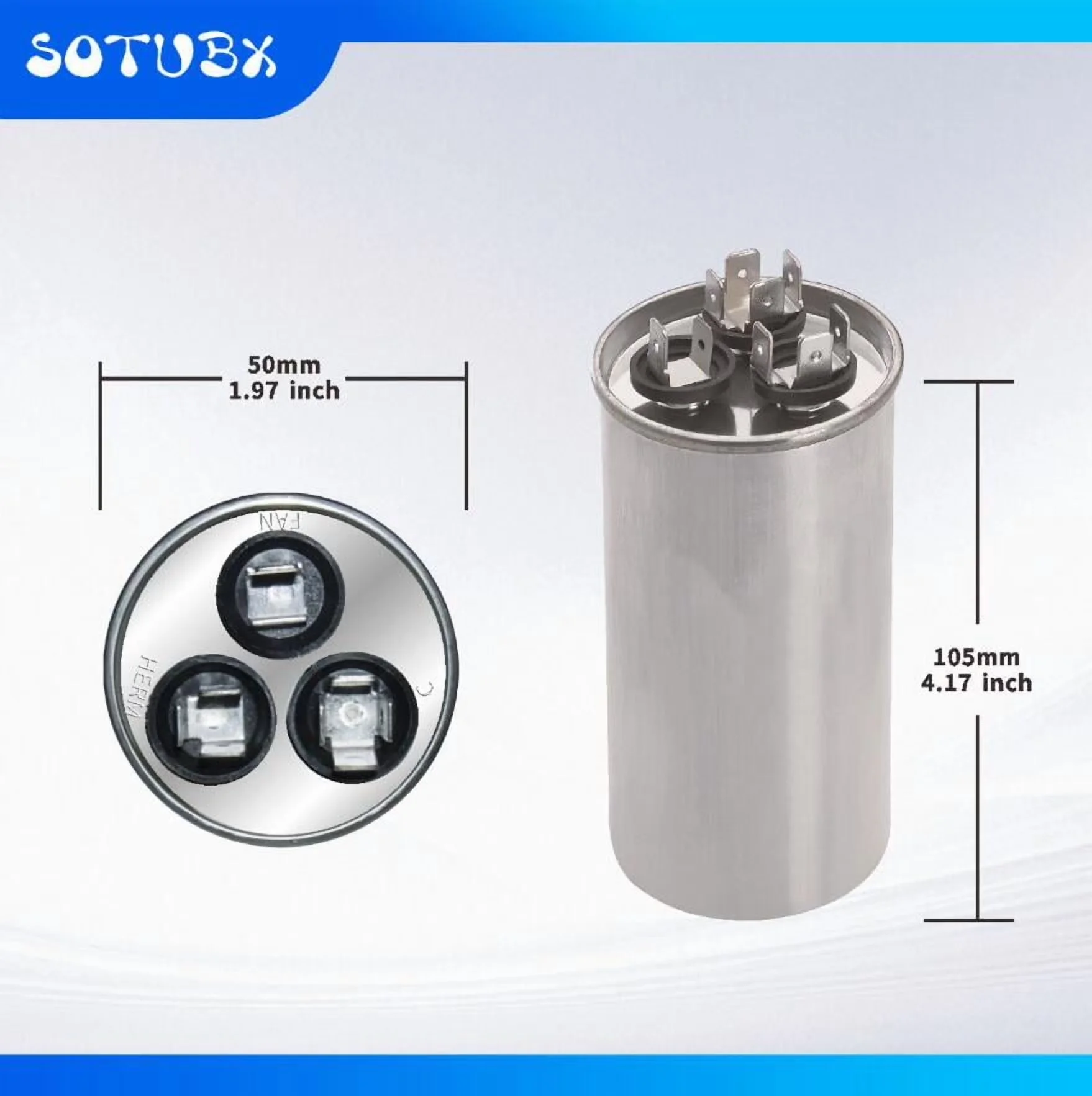 Air Conditioner Sleek with 370V, Low Loss, Filling Compound: Castor Oil filled - Model 691A7F